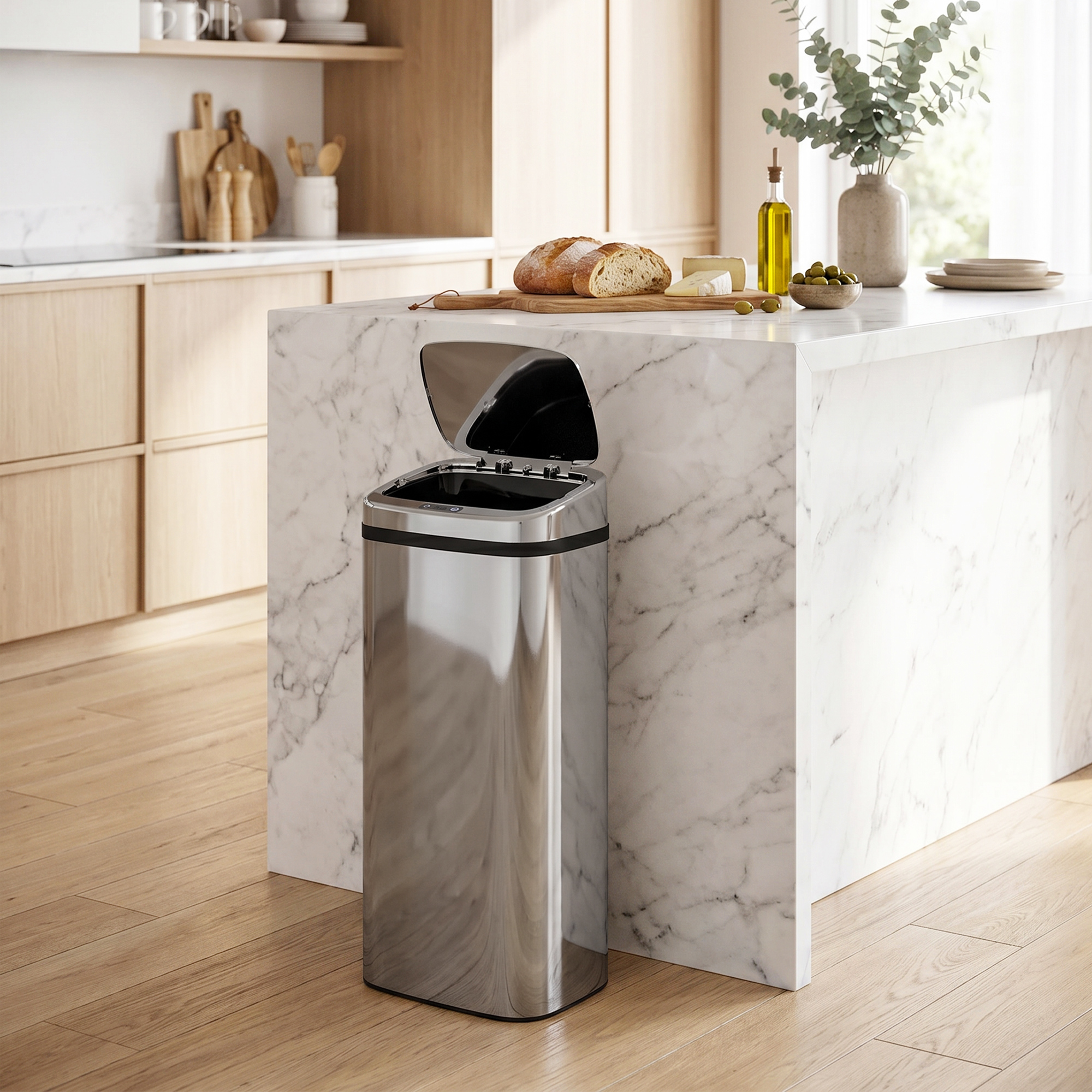 Induktions-Mülleimer, automatischer Mülleimer, Mülleimer, Badezimmer