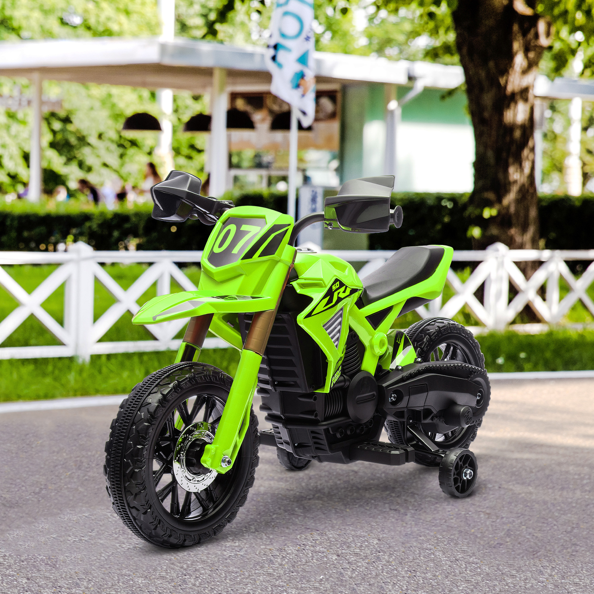 Moto cross électrique enfants 6V – Vitesse max 2,5 km/h – Autonomie 45