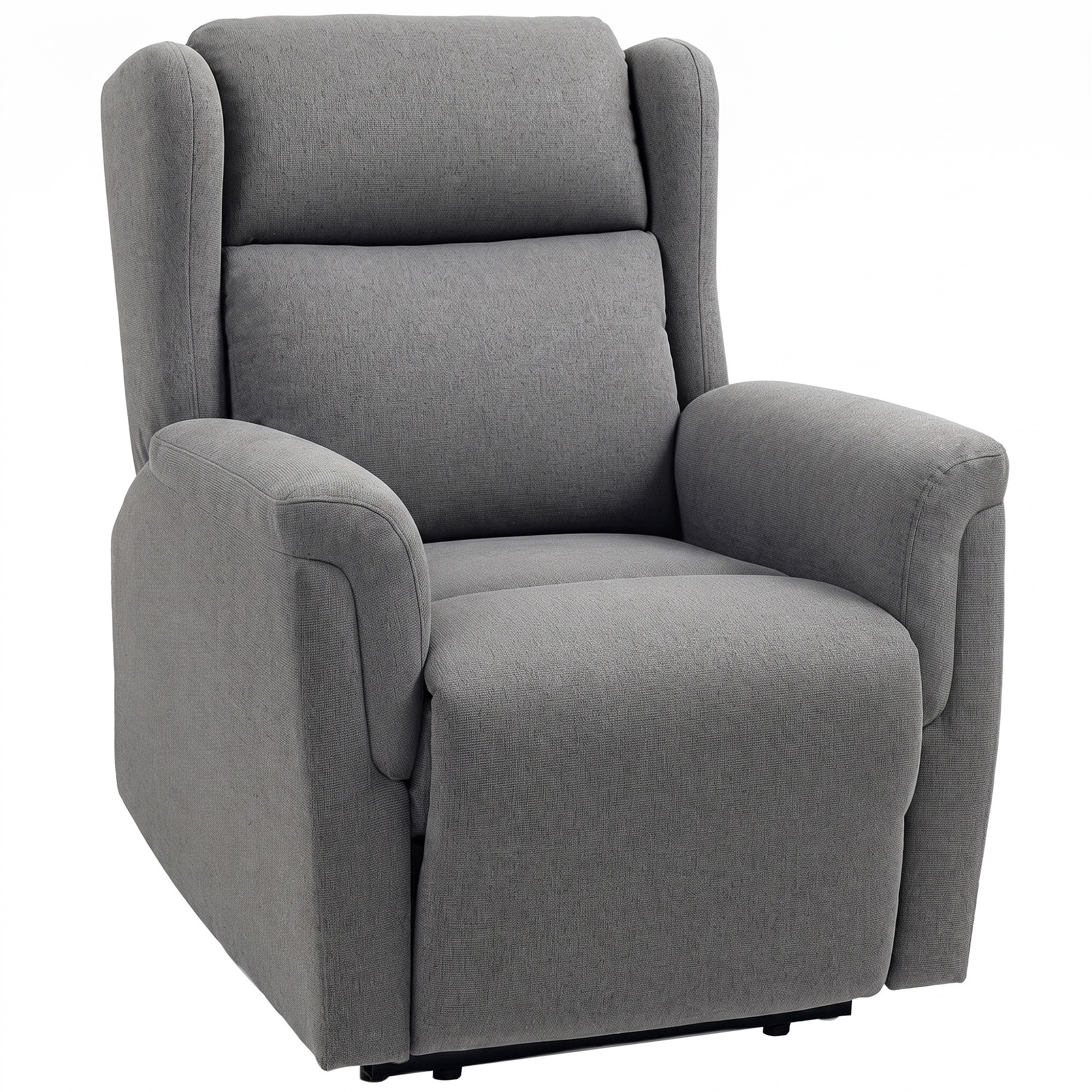 HOMCOM Relaxsessel, Fernsehsessel mit Liegefunktion, TV-Sessel mit Taschenfederkern, Gepolstert Liegesessel, Ruhesessel bis 150 kg belastbar für Wohnzimmer, Schlafzimmer, Dunkelgrau Aosom