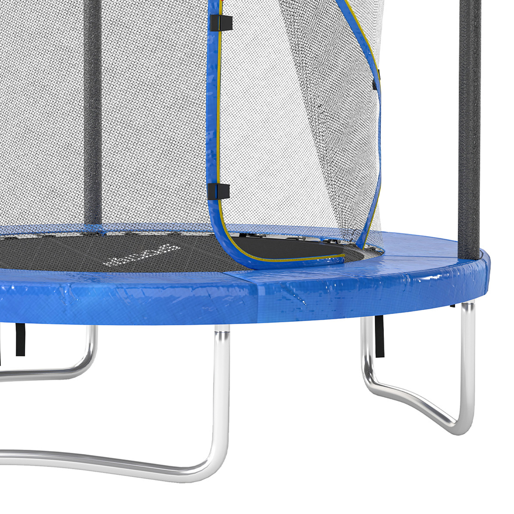 Trampoline Enfant 140cm Filet Sécurité Intérieur/Extérieur Acier Plastique Charge 50kg Bleu Trampoline Enfant 140cm Filet Sécurité Intérieur/Extérieur Acier Plastique Charge 50kg Bleu