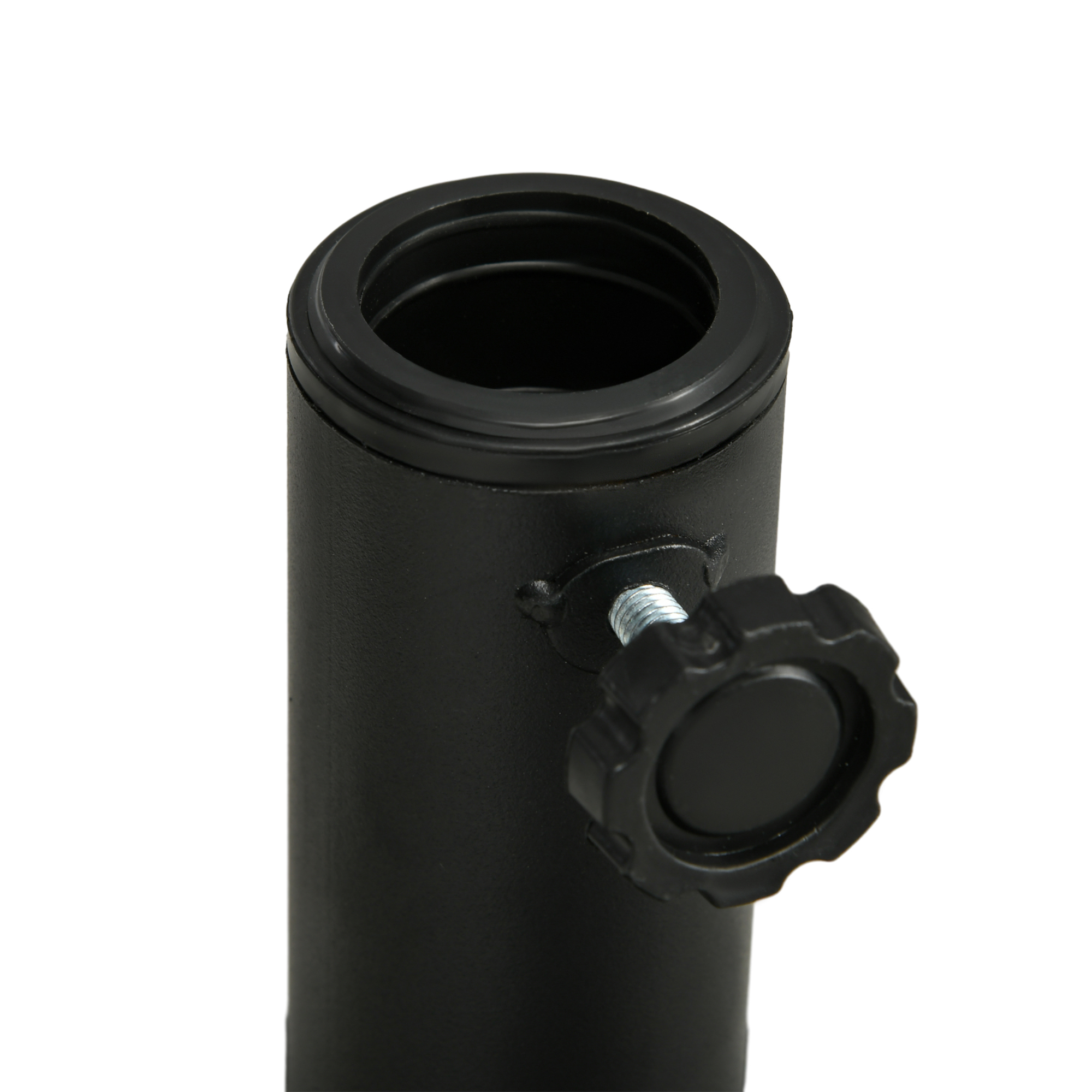 Betoonist päikesevarju alus, 18 kg, ümmargune päikesevarju hoidik päikesevarjudele 32/38/48 mm, must