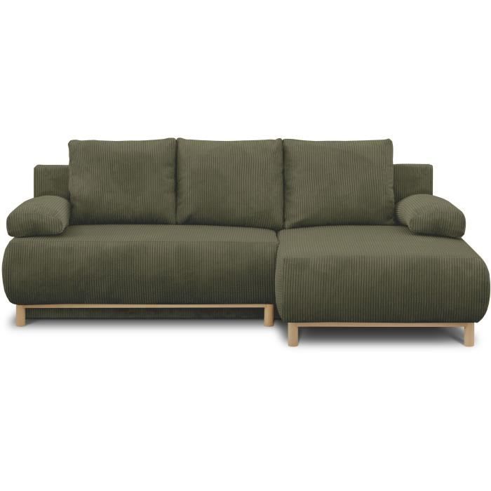 Sofá verde oliva de pana (ref. F-OCT-MIKACDPOSO46)