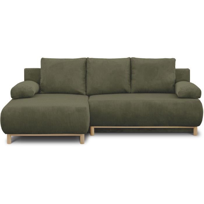 Sofá verde oliva de pana (ref. F-OCT-MIKACGPOSO46)
