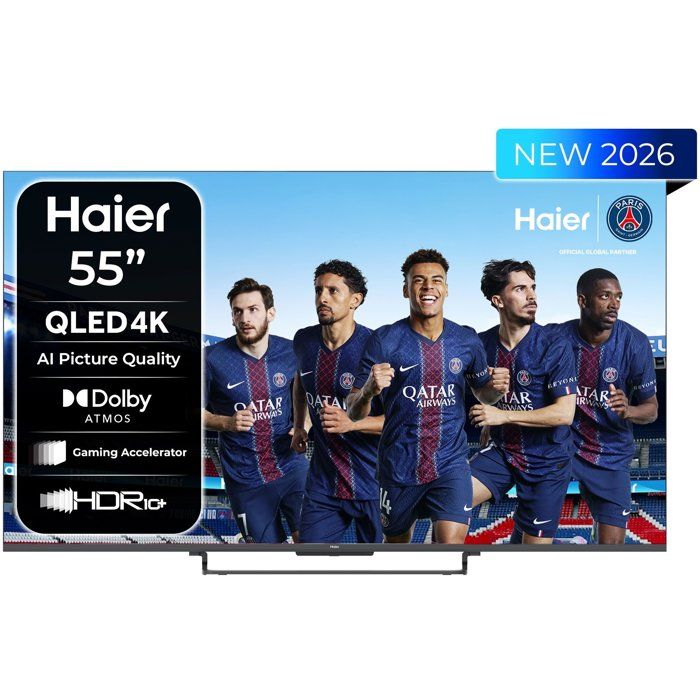 TV Haier QLED H55S85GUX 55" 4K UltraHD 60Hz Smart TV Google TV HDR10+ Dolby Atmos - Image 4