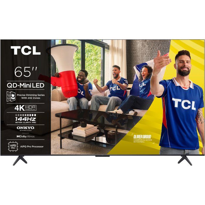 TV TCL QD Mini LED 65C6K 65" 4K UltraHD 144Hz Smart TV Google TV HDR10+ Dolby Atmos - Image 7