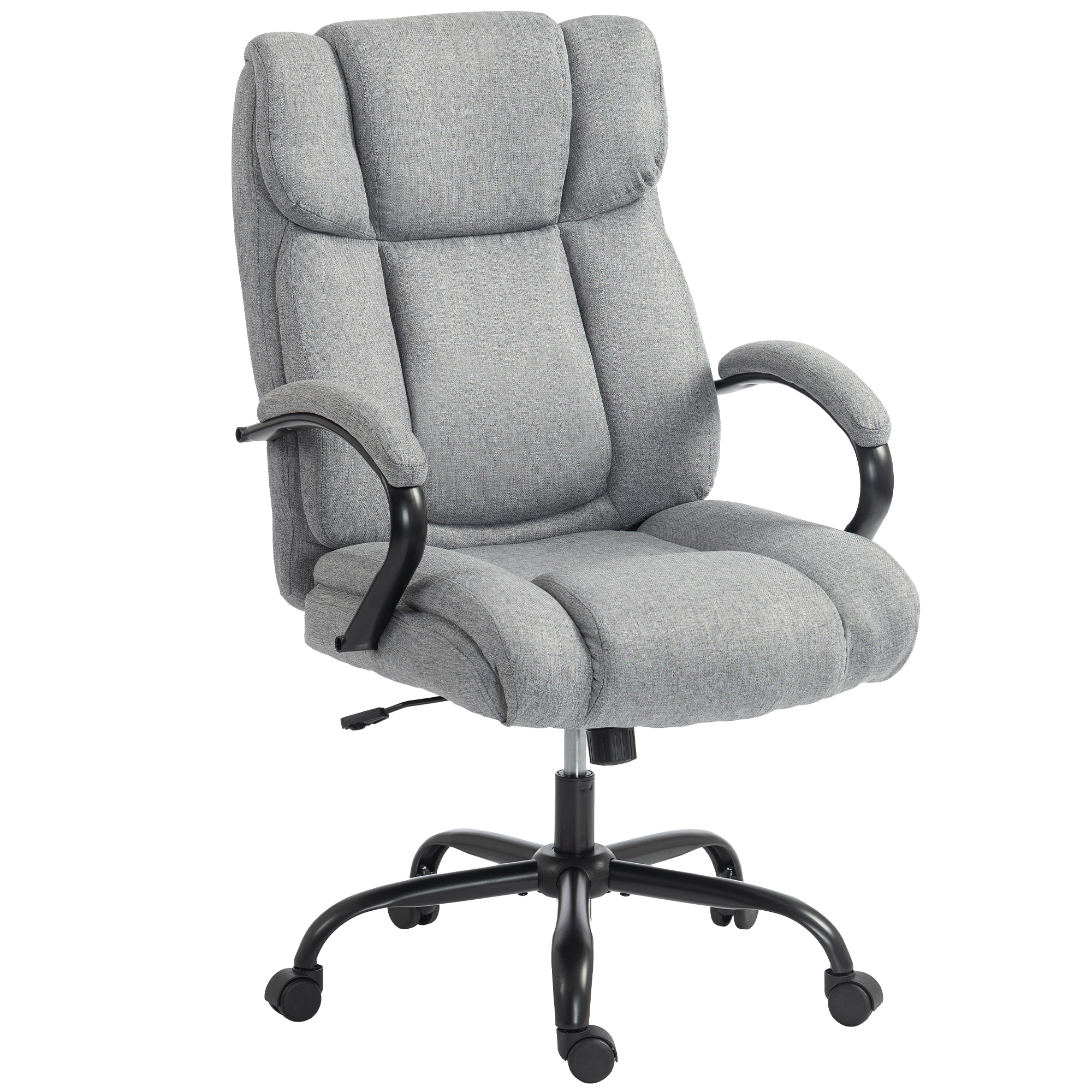 Vinsetto Bürostuhl Schreibtischstuhl Gaming Stuhl Drehstuhl Wippfunktion dick gepolsterter ergonomischer Stuhl Belastbarkeit 220 kg Aosom