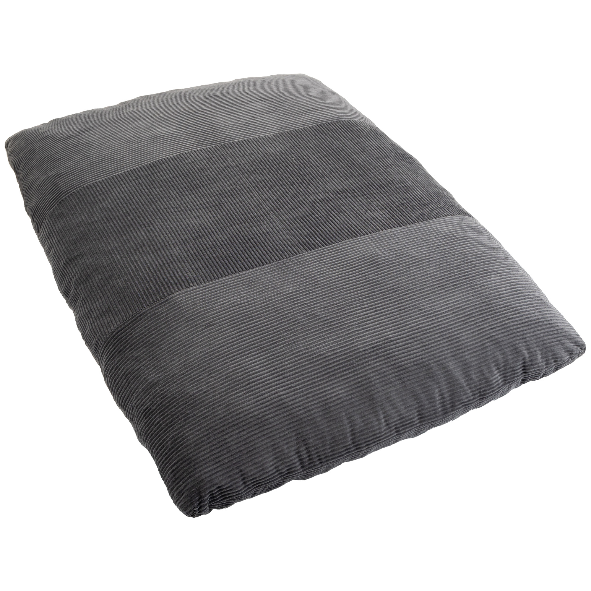 2-in-1 Bodensessel aus Cord, klappbares Bodensofa zum Lesen, Gaming & Meditieren, Schlafsofa für Schlafzimmer