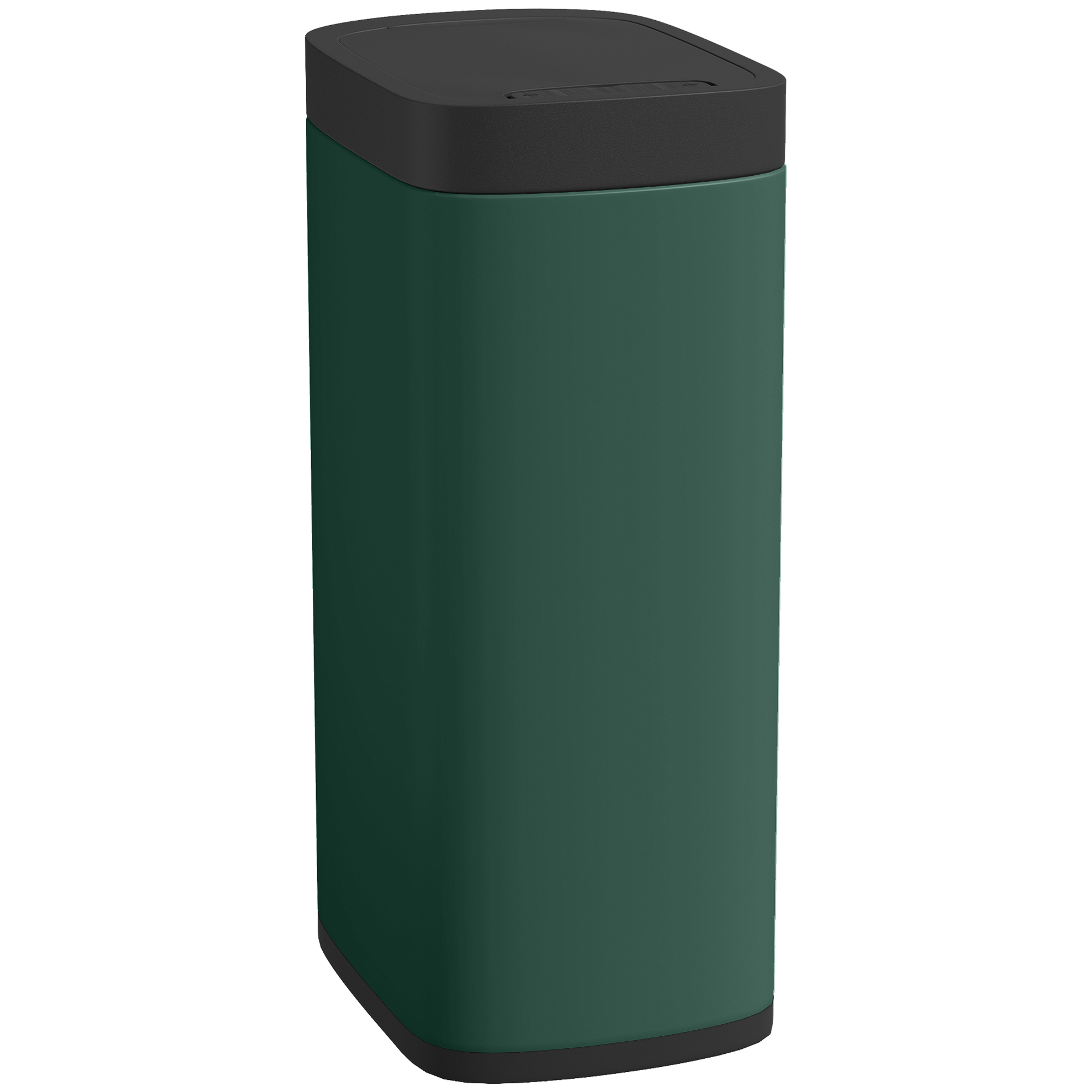 HOMCOM 50L Sensor-Mülleimer, berührungslos Küchenmülleimer mit Bewegungssensor, fingerabdruckresistent Mülleimer, für Küche, Schlafzimmer, Büro, Dunkelgrün Aosom