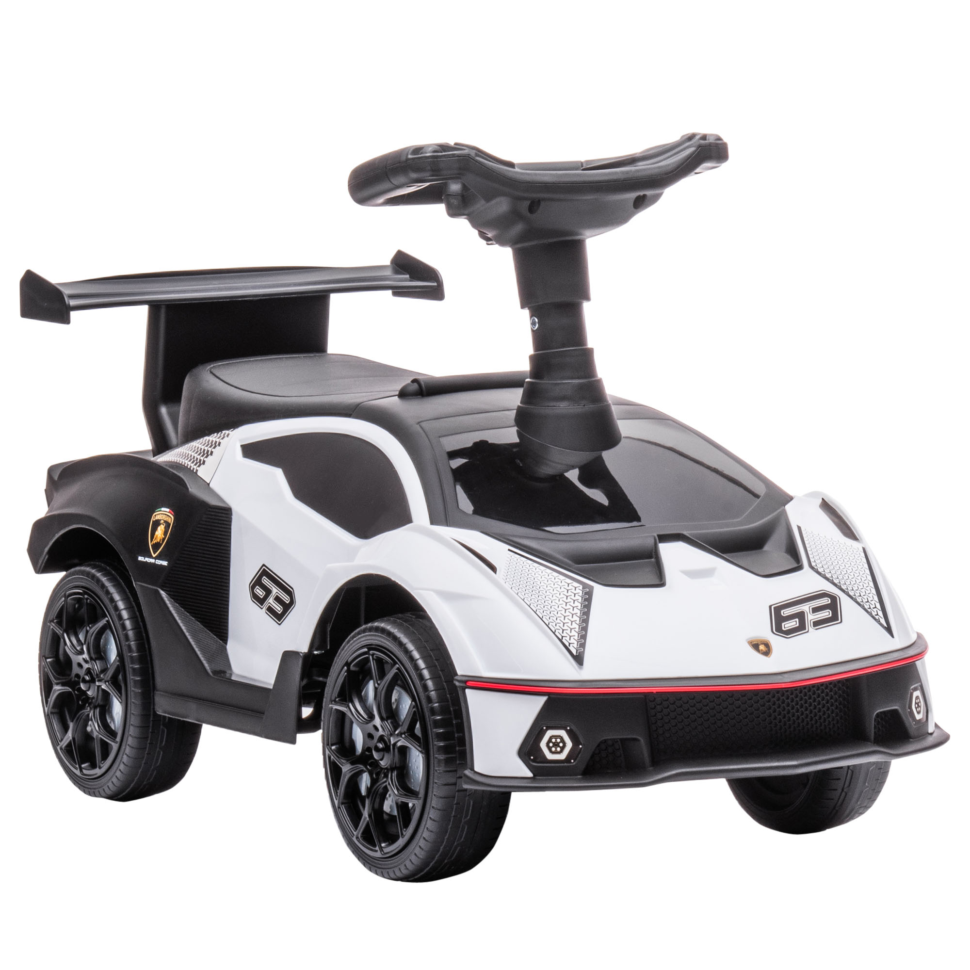 Ride-on Lamborghini Licensed, Ride-on Car with Sound Effects, Anti-Tip, 67 cm x 28 x 38 cm