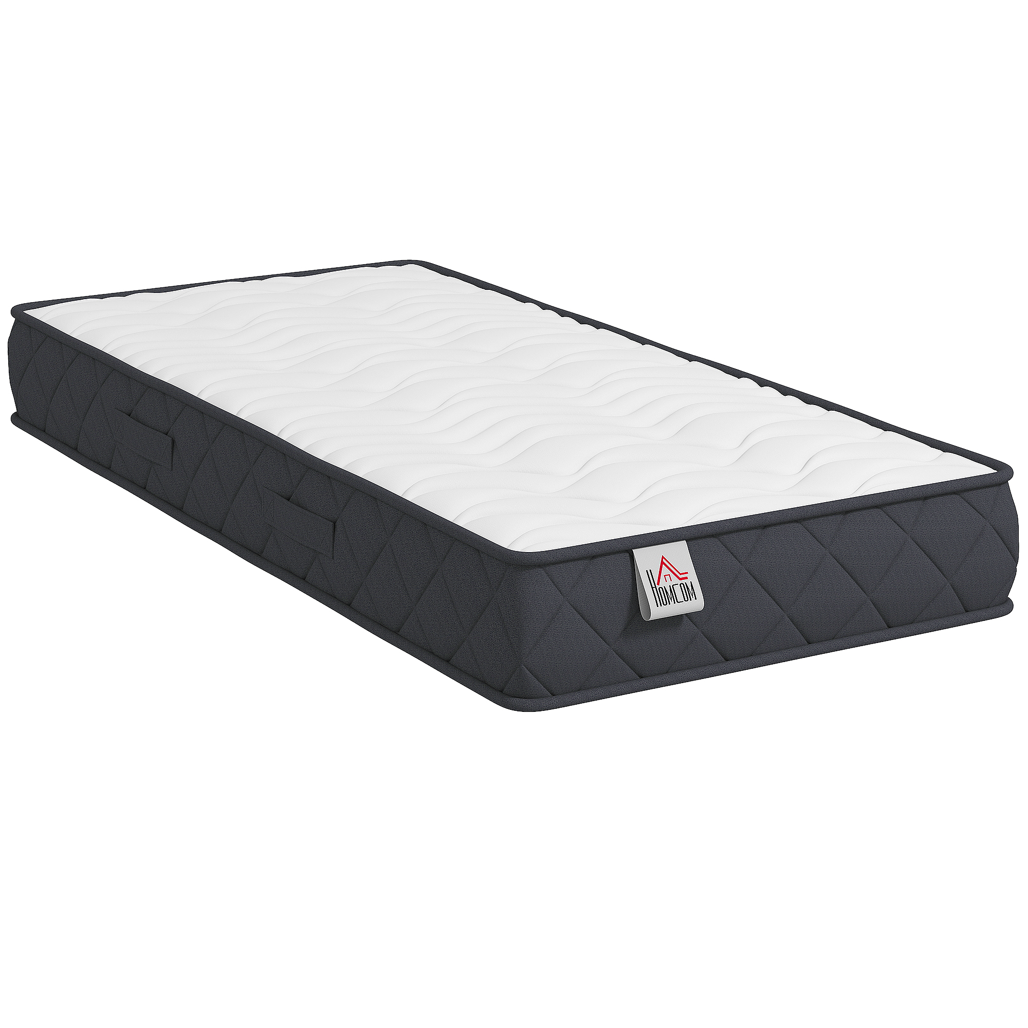 HOMCOM Matelas 90x190cm, matelas 1 personnes, mousse à mémoire de forme, 20cm d'épaisseur, certifié Oeko-Tex, fermeté moyenne HOMCOM Matelas 90x190cm, matelas 1 personnes, mousse à mémoire de forme, 20cm d'épaisseur, certifié Oeko-Tex, fermeté moyenne