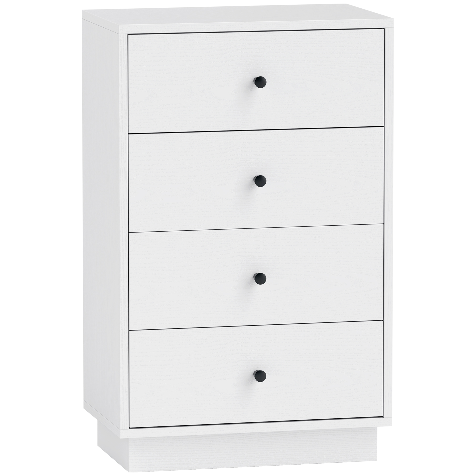 Kommode Sideboard mit 7 Schubladen Schrank aus Holzwerkstoff im Modern Stil 47 x 29 x 75 cm Weiß