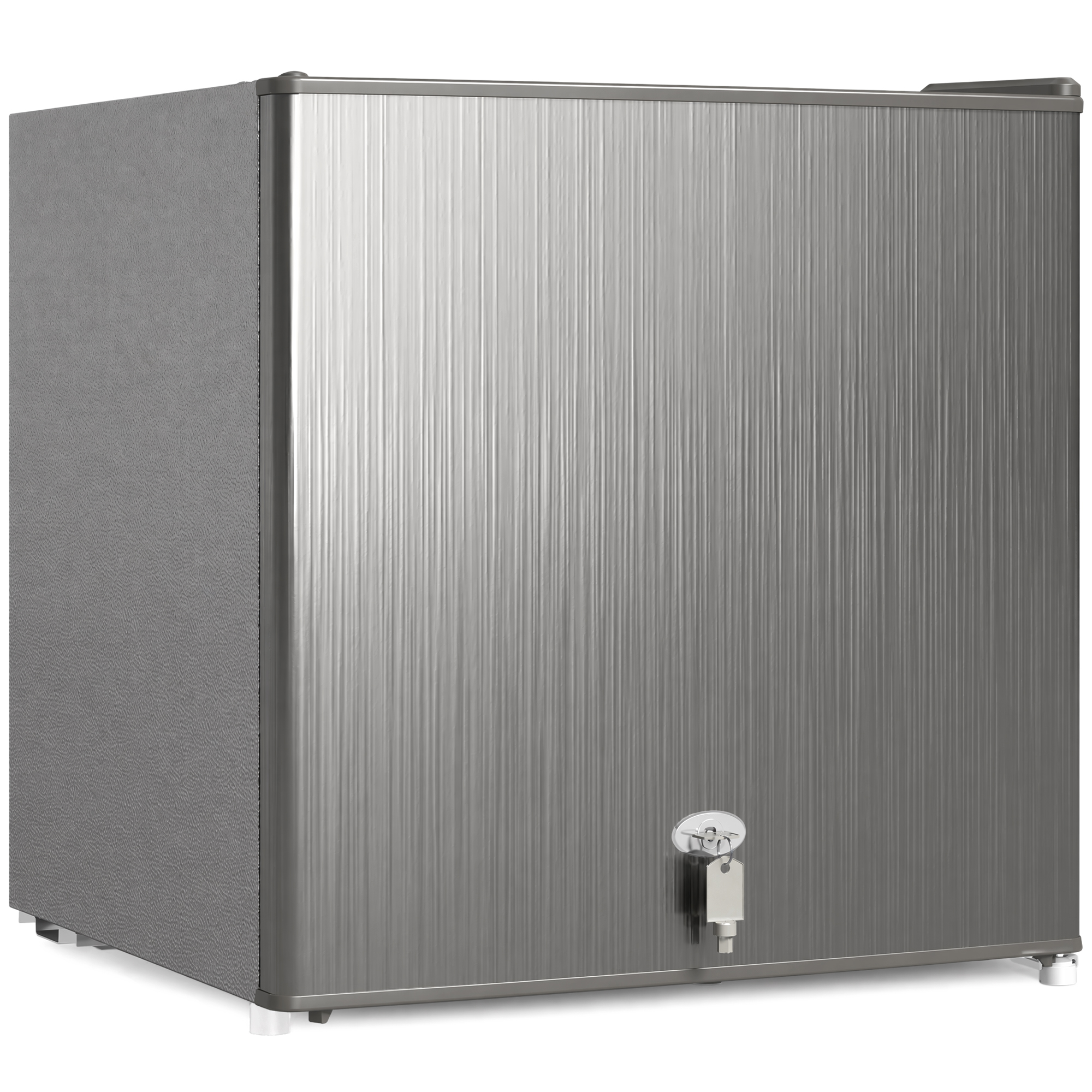 Mini-Gefrierschrank 35 L Gefrierbox elektrisch freistehend 161 W Mini Gefriertruhe 47 x 44,2 x 48,8 cm Grau