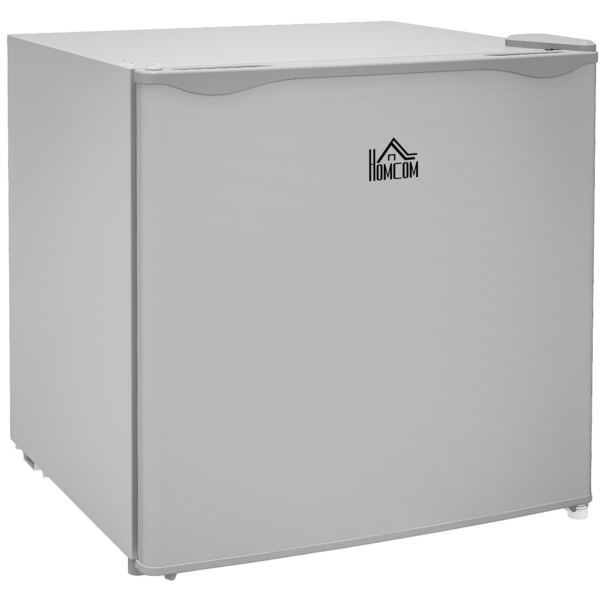 HOMCOM 35L Mini Freezer with Adjustable Temperature -24℃ to -14℃, Compact Freezer for Home, Grey   Aosom UK