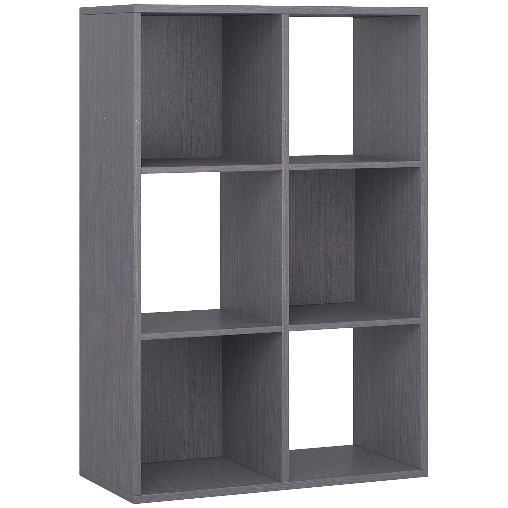 HOMCOM 6-Cube Bookshelf – Grey HOMCOM 6-Cube Bookshelf – Grey