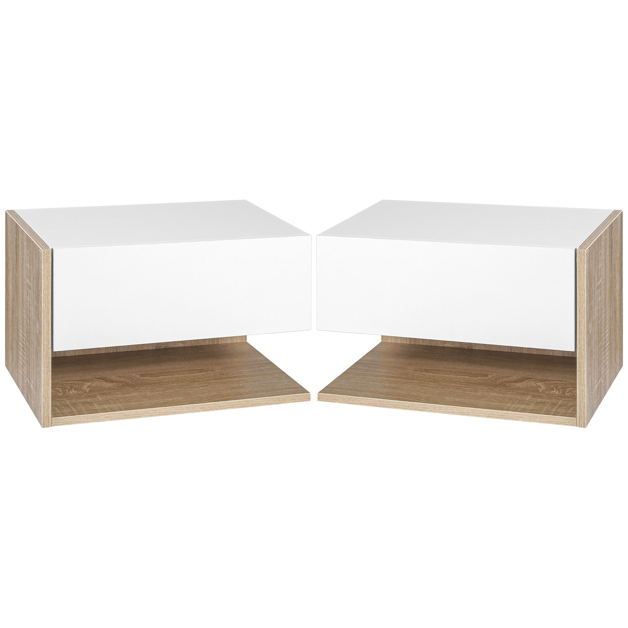 HOMCOM light oak table (ref. 831-339V00WT)