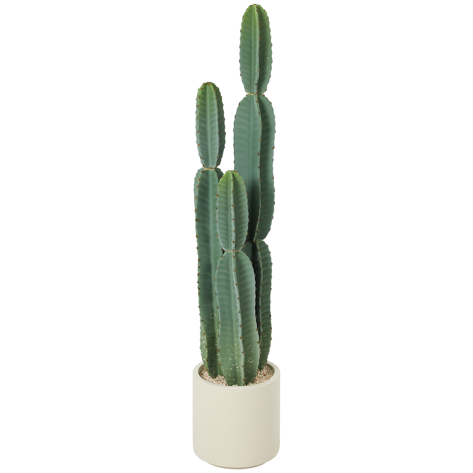 Kunstpflanze Kaktus Pflanzen groß 111 cm künstliche Pflanzen im Topf für Büro Wohnzimmer