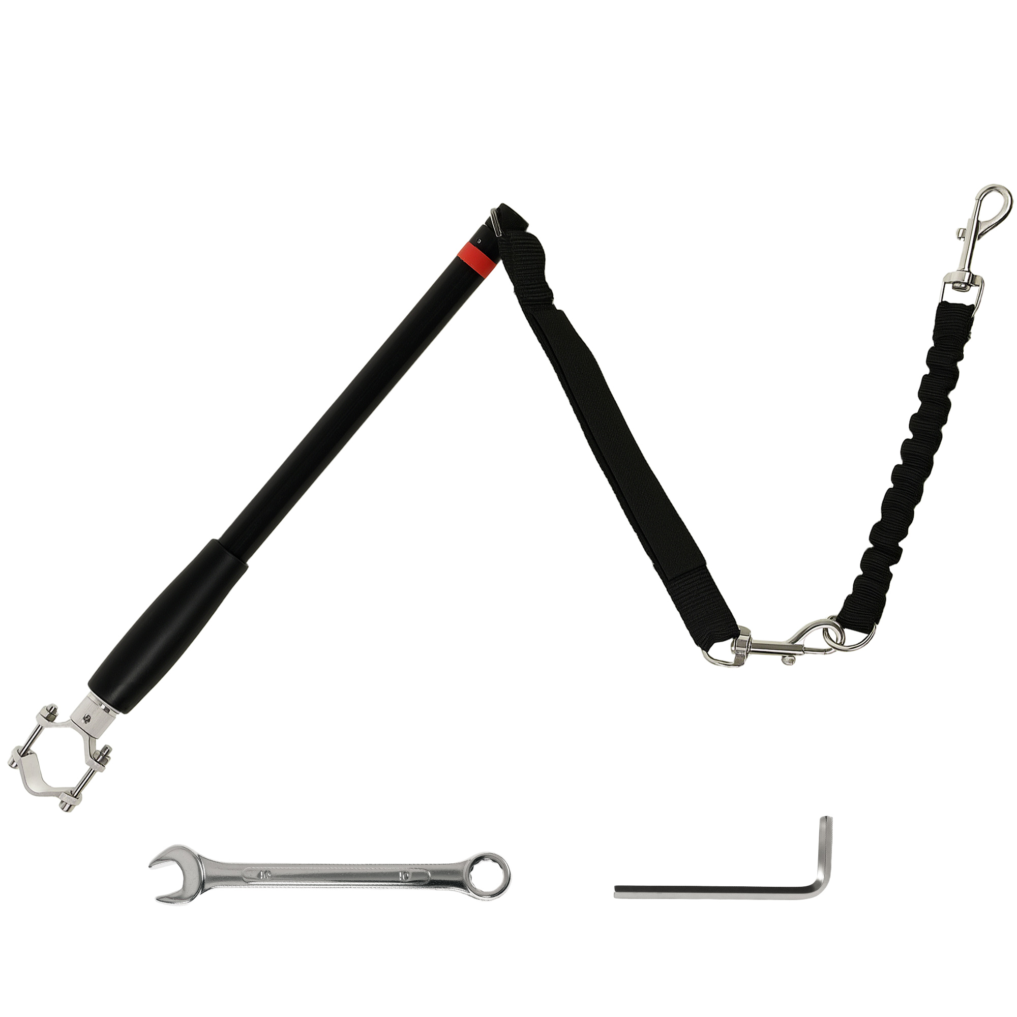 PawHut Fahrradleine für Hunde Fahrrad Hundeleine Einfache Installation und Demontage Hundeleine für Fahrrad, Radfahren, Training, Joggen, Schwarz Aosom