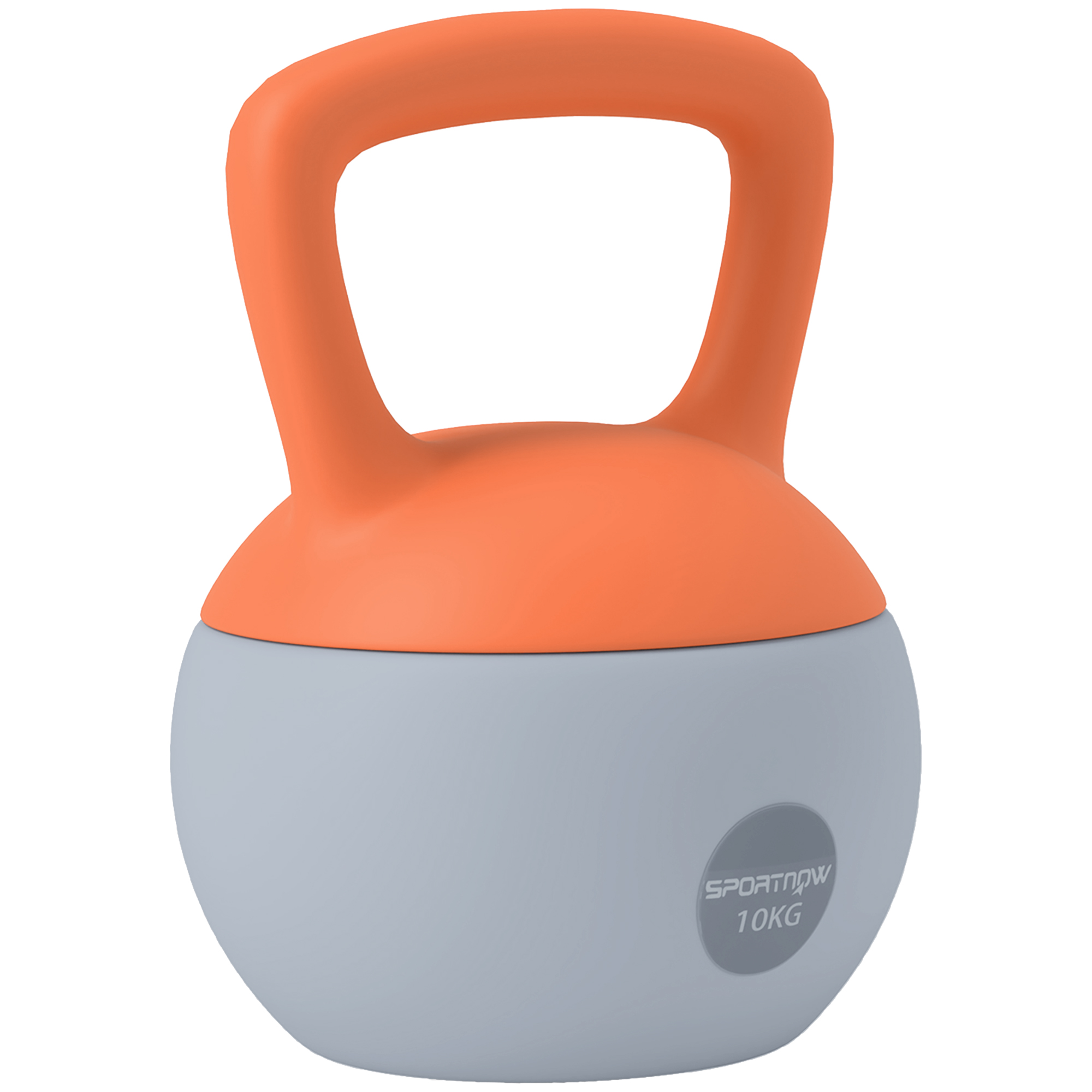 SPORTNOW 10KG Soft Kettlebell, Kettle Bell with Non-Slip Handle for Home Gym, Weight Lifting, Strength Training, Orange/Grey SPORTNOW 10KG Soft Kettlebell, Kettle Bell with Non-Slip Handle for Home Gym, Weight Lifting, Strength Training, Orange/Grey