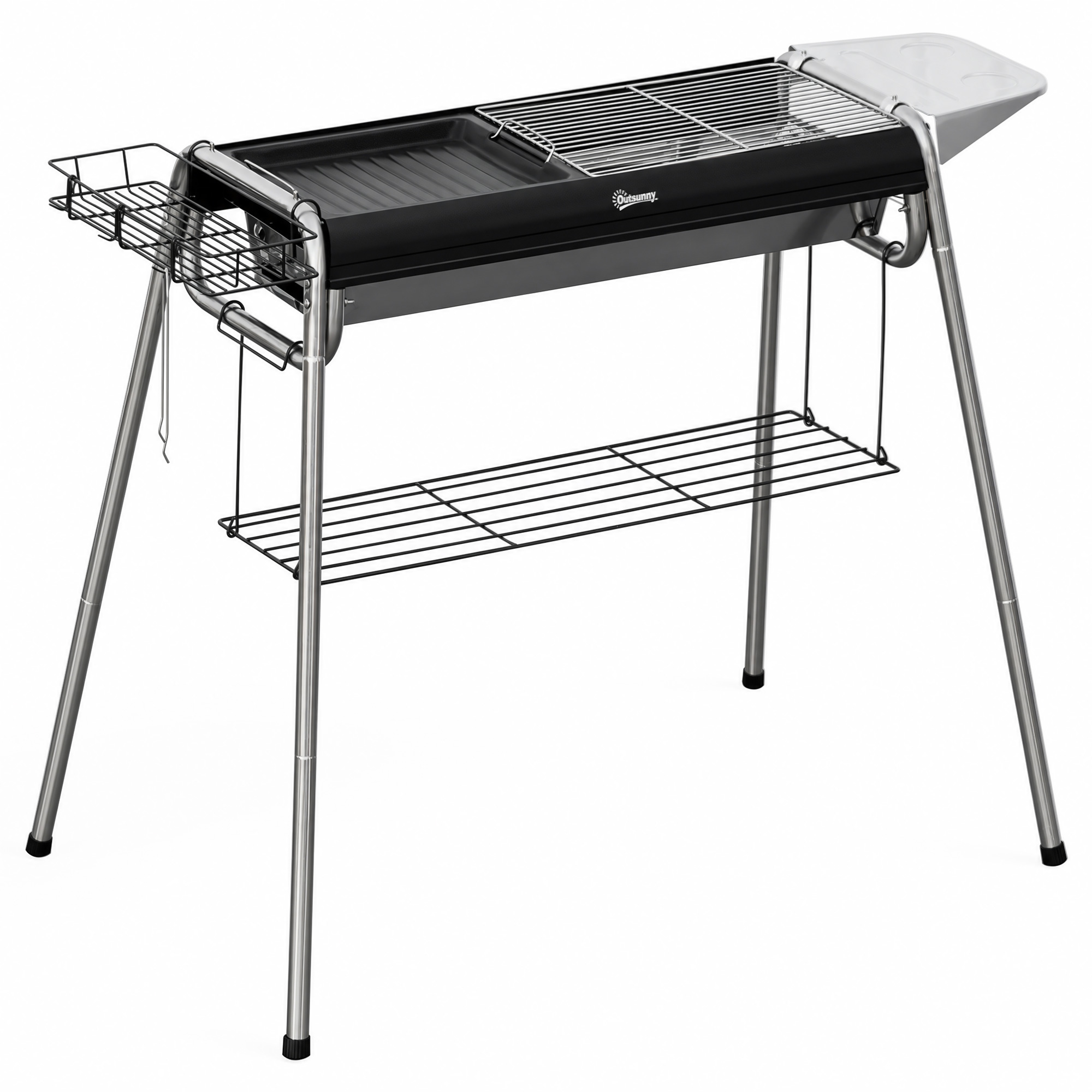 Outsunny Black Charcoal Bbq Grill