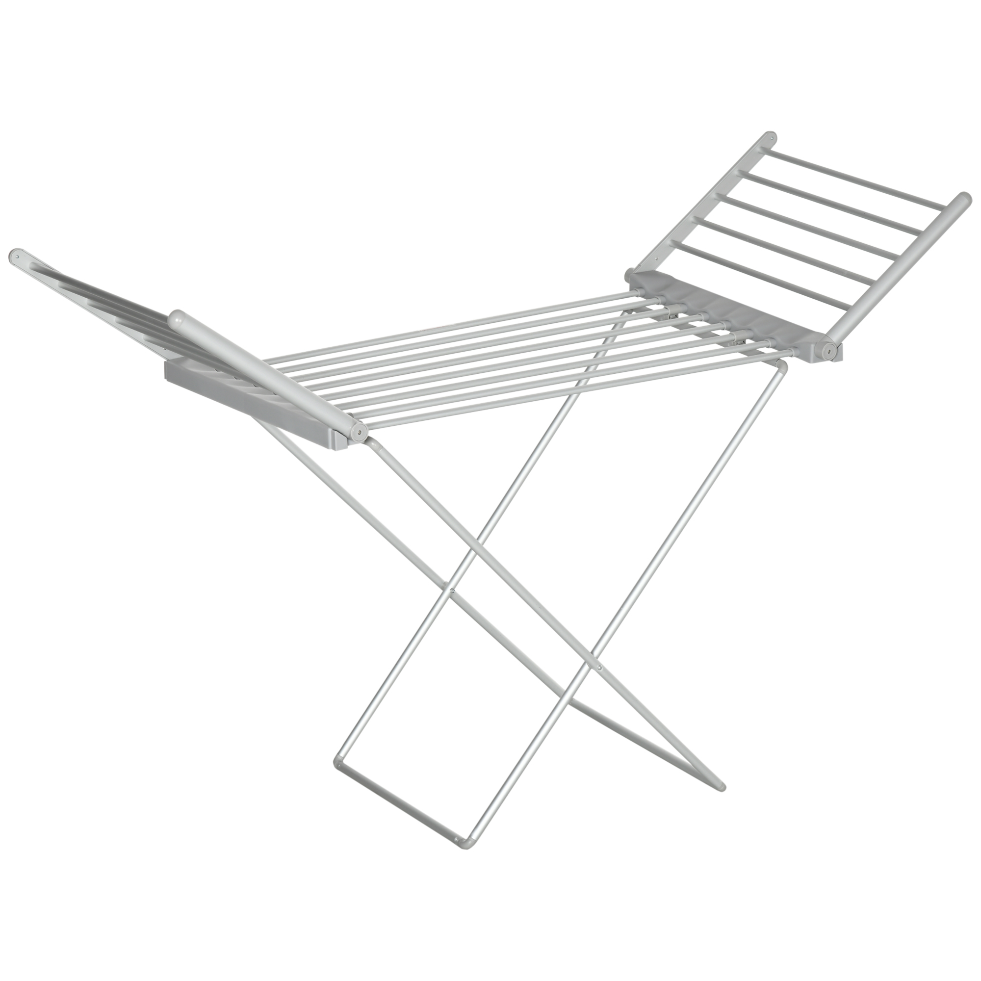 Wäscheständer mit Heizfunktion, 45-55 ℃, zusammenklappbar, 144L x 53B x 96H cm