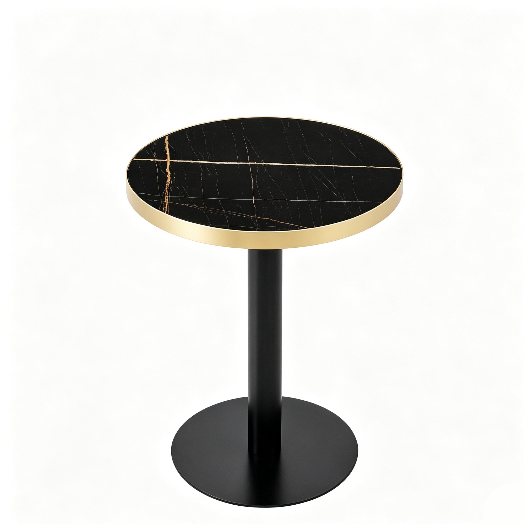 Table d'appoint ronde, Noir Aosom France Table d'appoint ronde, Noir Aosom France