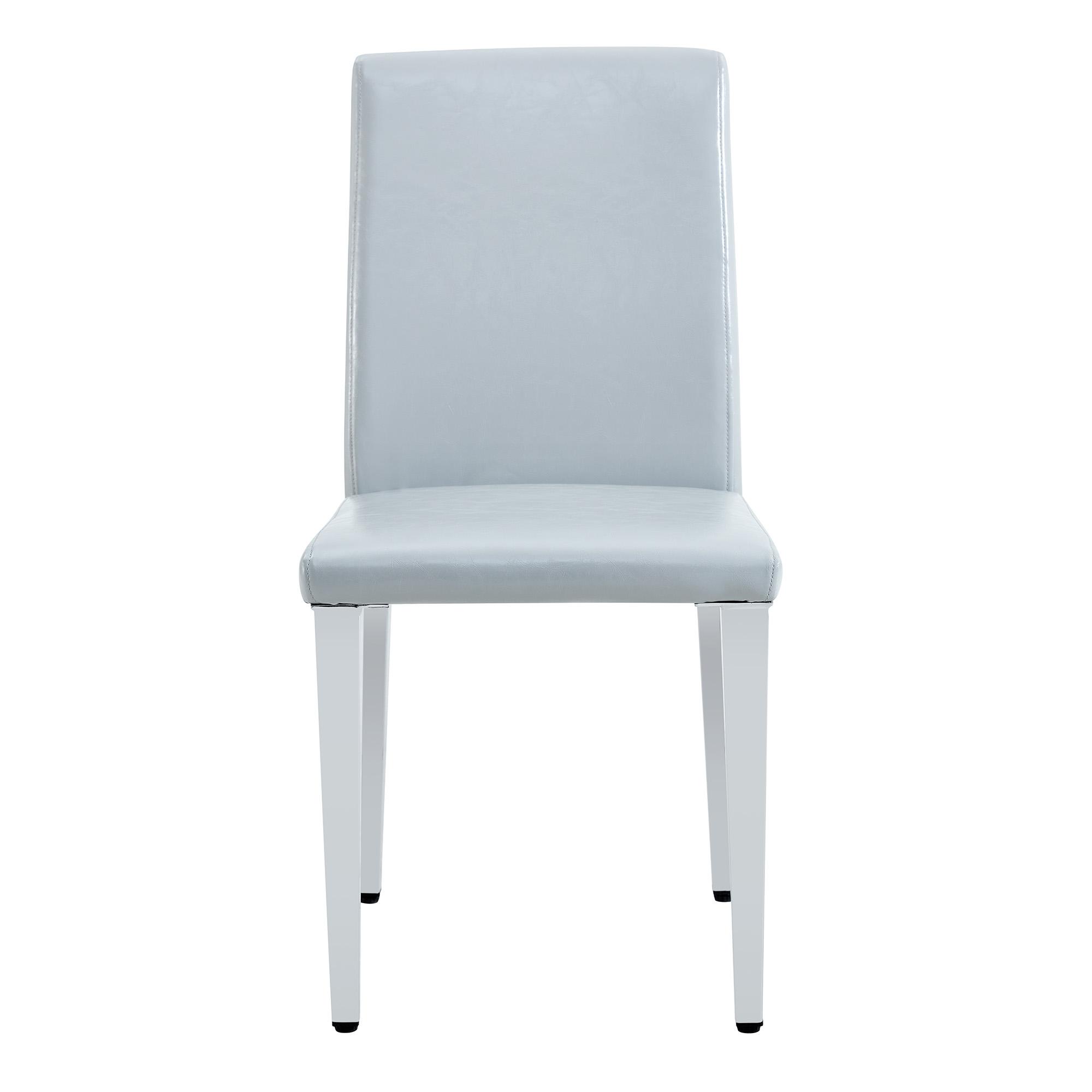 Chaise de salle à manger, Argenté   Aosom France
