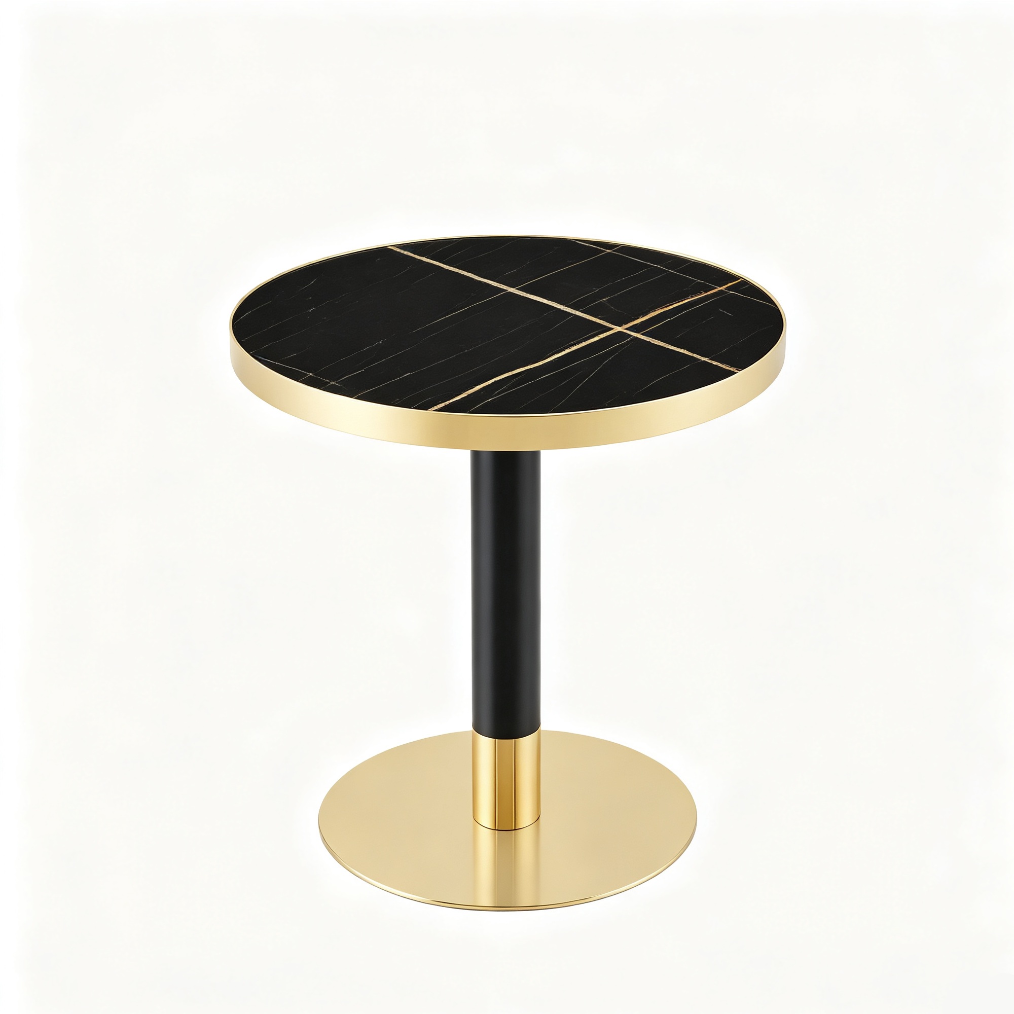 Table d'appoint ronde, Noir Aosom France Table d'appoint ronde, Noir Aosom France