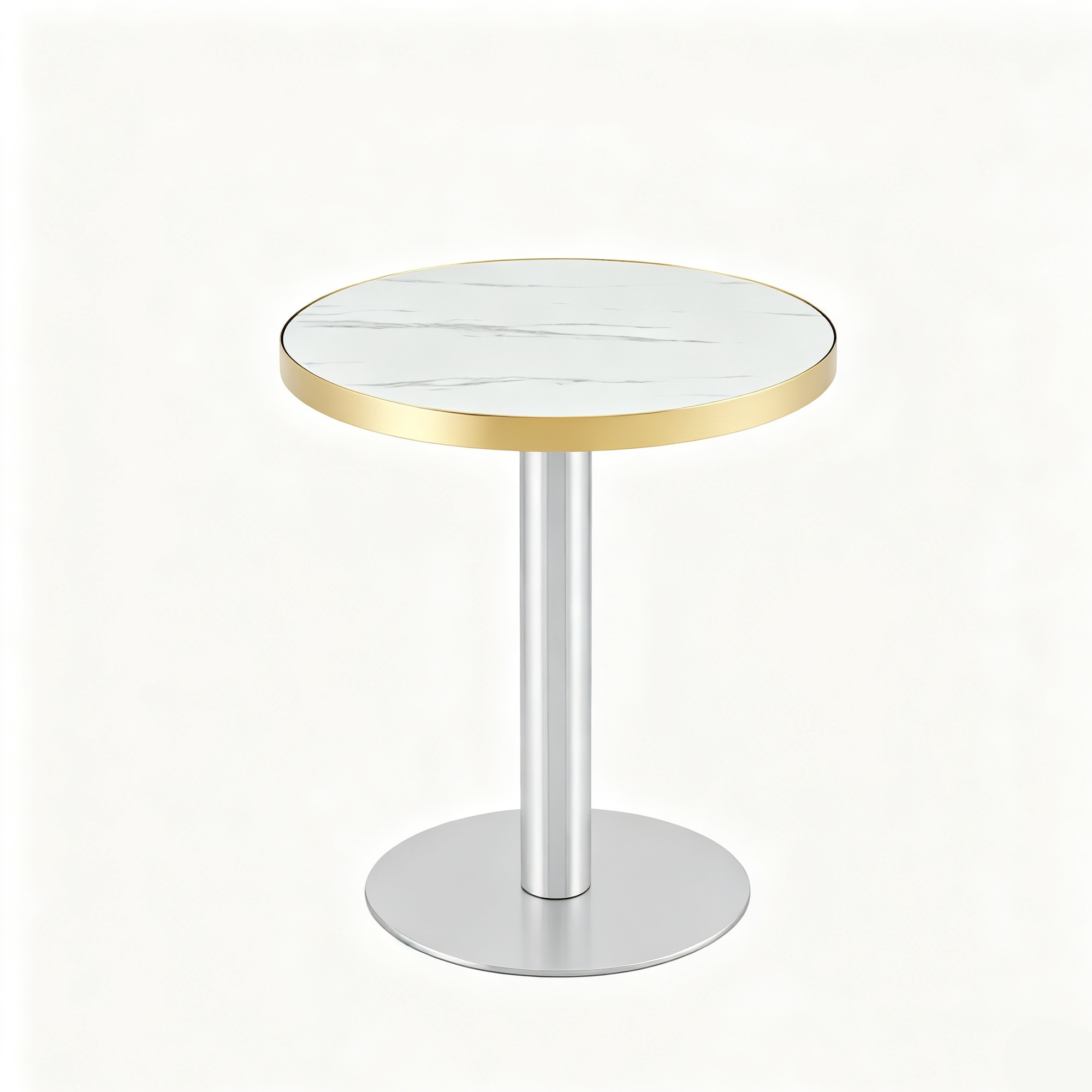 Table d'appoint ronde, Blanc Aosom France Table d'appoint ronde, Blanc Aosom France