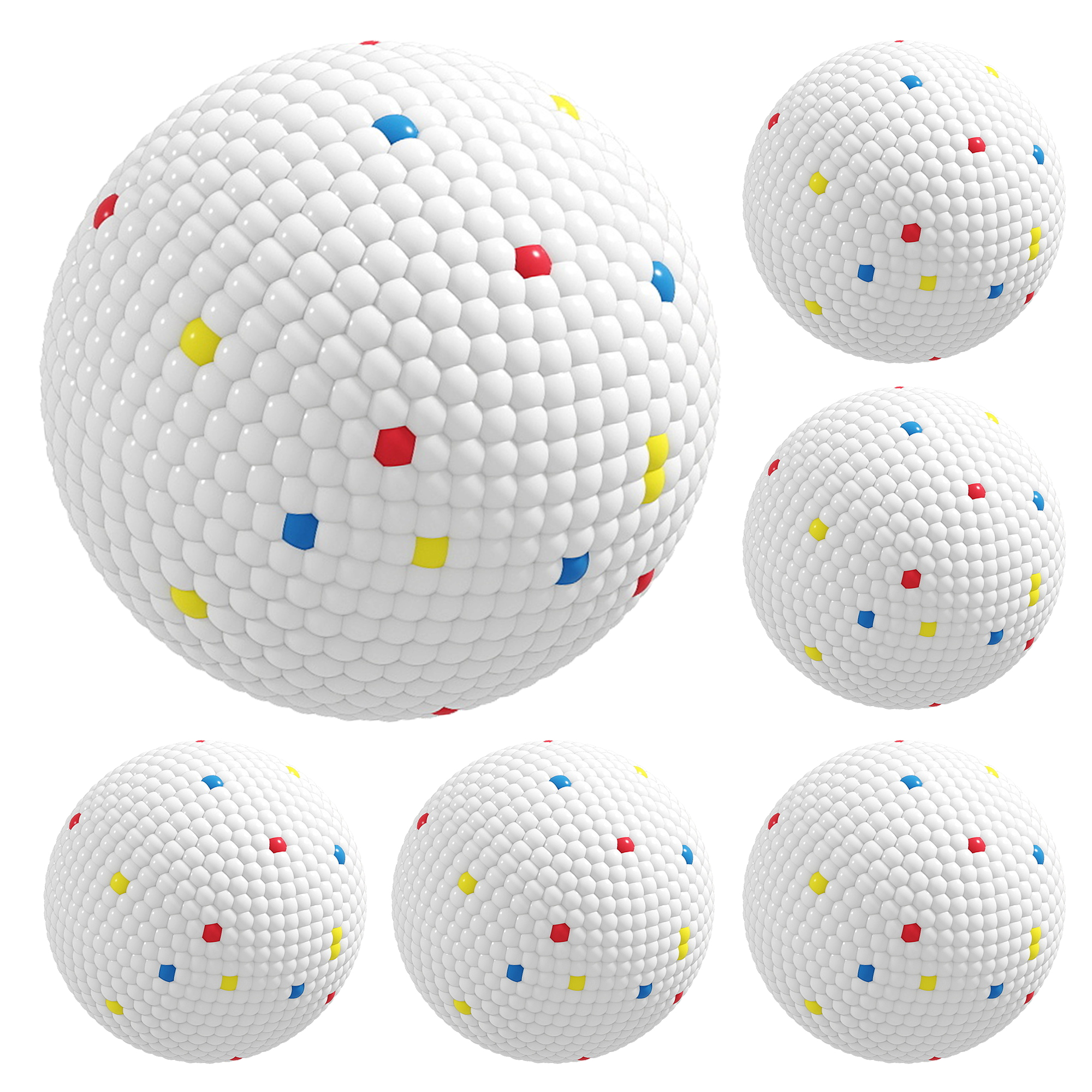 PawHut Lot de 6 Balles pour Chien en ETPU Compatibles avec Lanceur Automatique Flottantes et Rebondissantes Ø 58 mm Blanc PawHut Lot de 6 Balles pour Chien en ETPU Compatibles avec Lanceur Automatique Flottantes et Rebondissantes Ø 58 mm Blanc