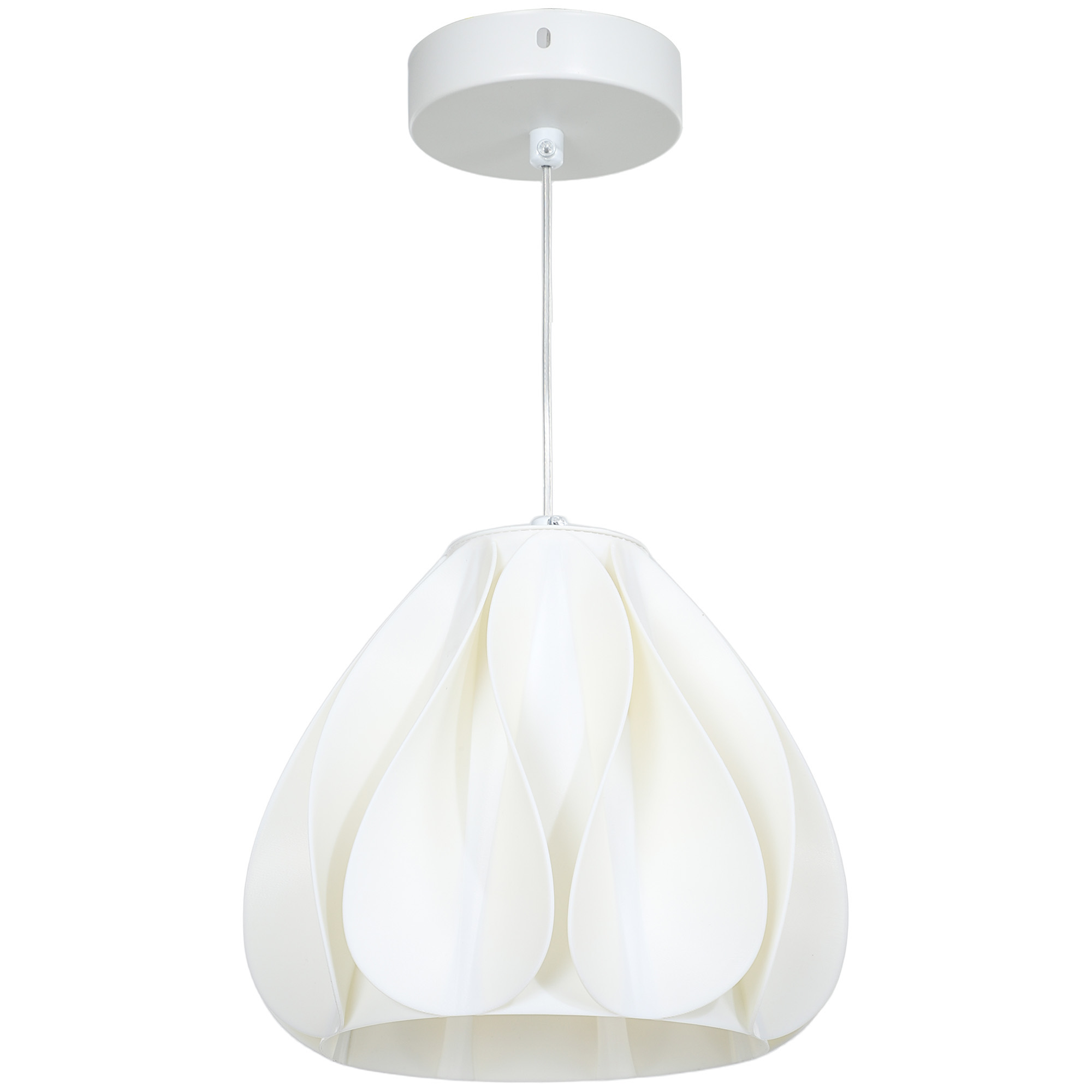 HOMCOM Lámpara de Techo LED Moderna Ø20,5x17,5 cm con Pantalla de Impresión 3D Luz Cálida de 3000K para Salón Dormitorio Cocina
