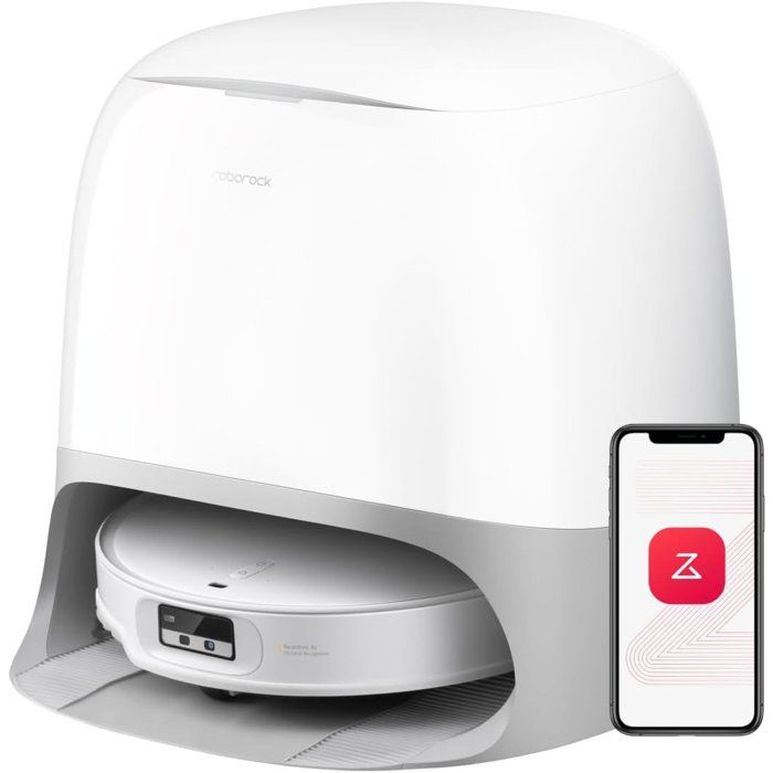 Roborock Blanc Aspirateur Robot Qrevo Curvx - Image 6