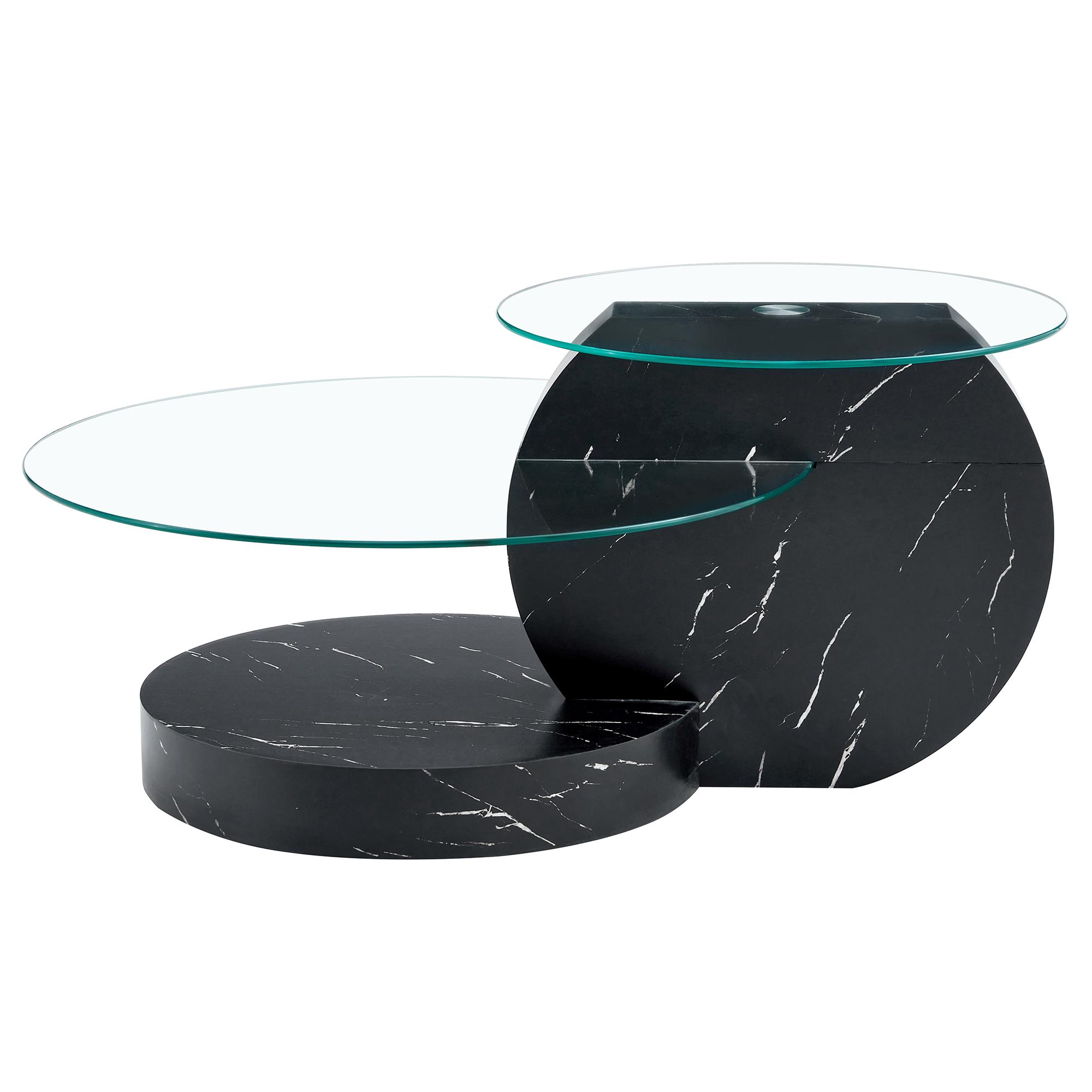 Table basse moderne minimaliste, Transparent Aosom France Table basse moderne minimaliste, Transparent Aosom France