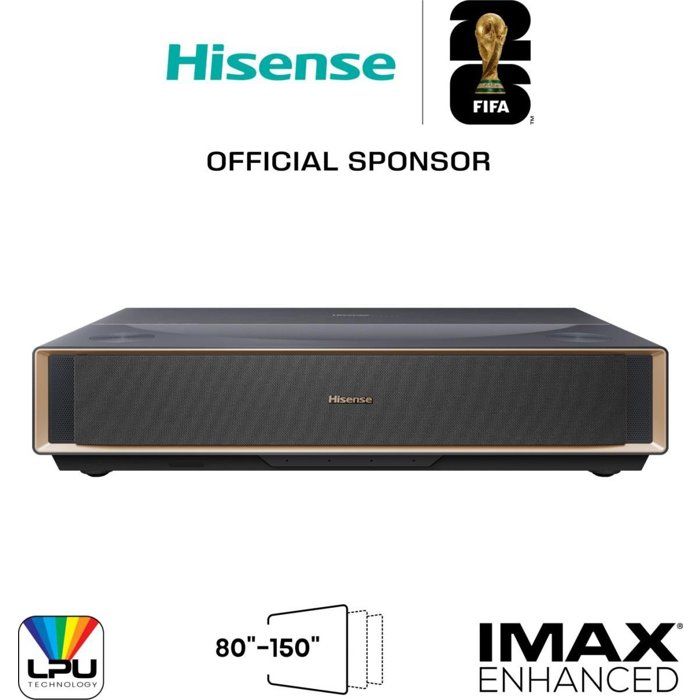Projecteur Hisense PT1 4K UHD 2500 Lumens 150" Laser DLP Smart TV Tiro Ultra-Court - Image 7