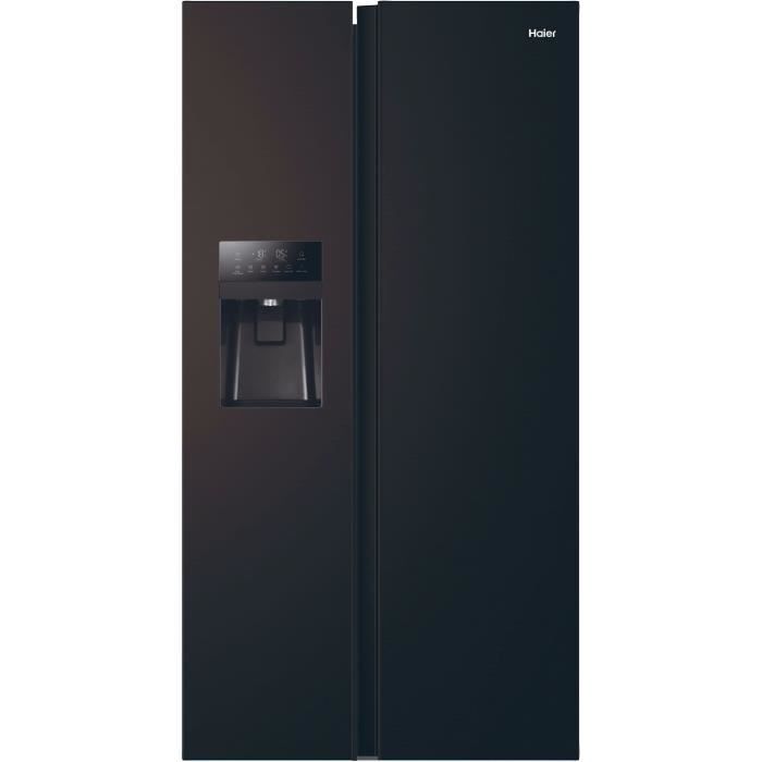 Haier Noir Réfrigérateur Américain - Sbs 90 Series 3 Hsr3918eipb - Classe E - 515 L - 180 X 90 X 65,9 Cm - Neuf - Image 3