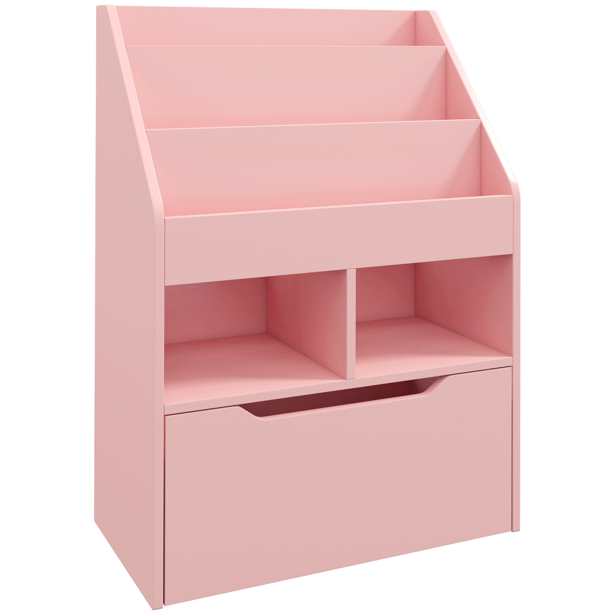 HOMCOM light oak shelf in wood (ref. 311-048V80PK)