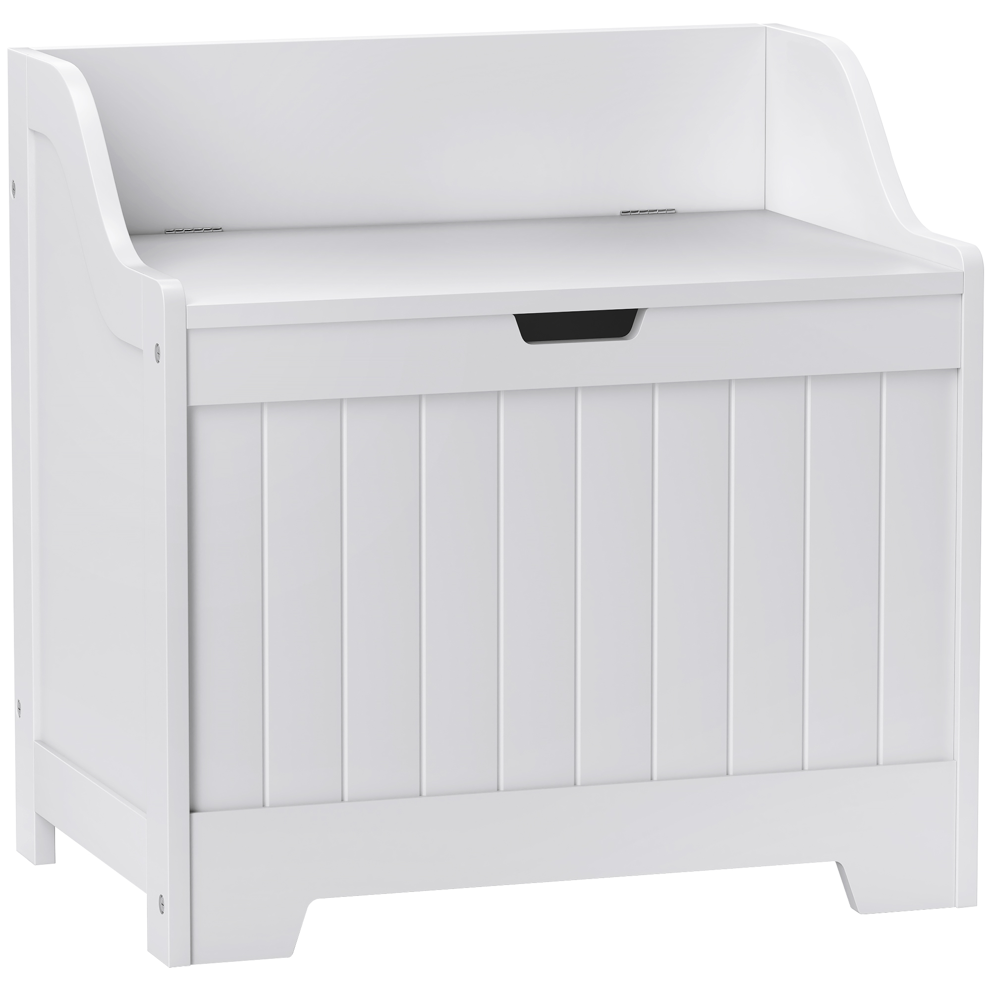 HOMCOM 61L Home Storage Chest – White