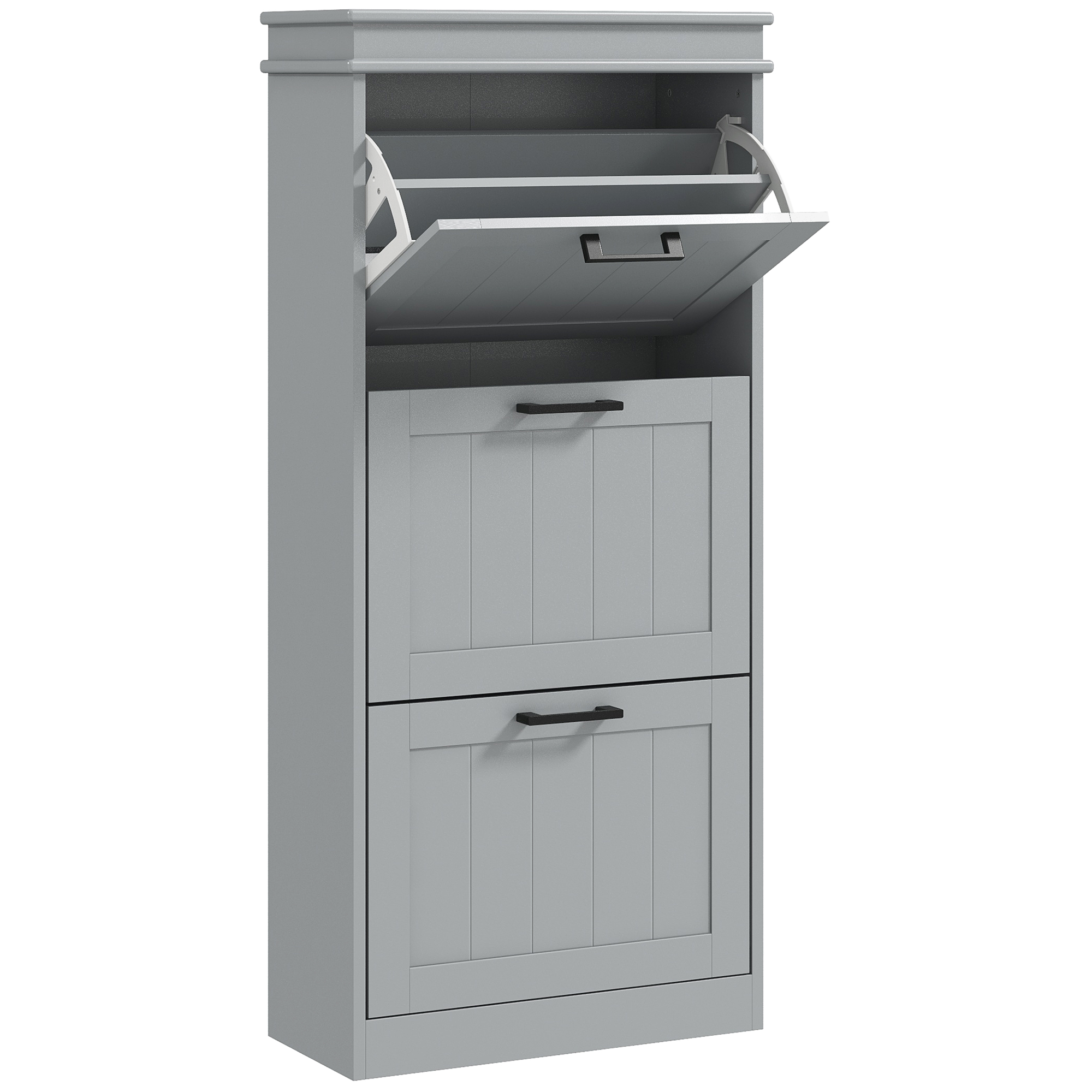 HOMCOM pearl grey storage unit (ref. 837-418V80GY)
