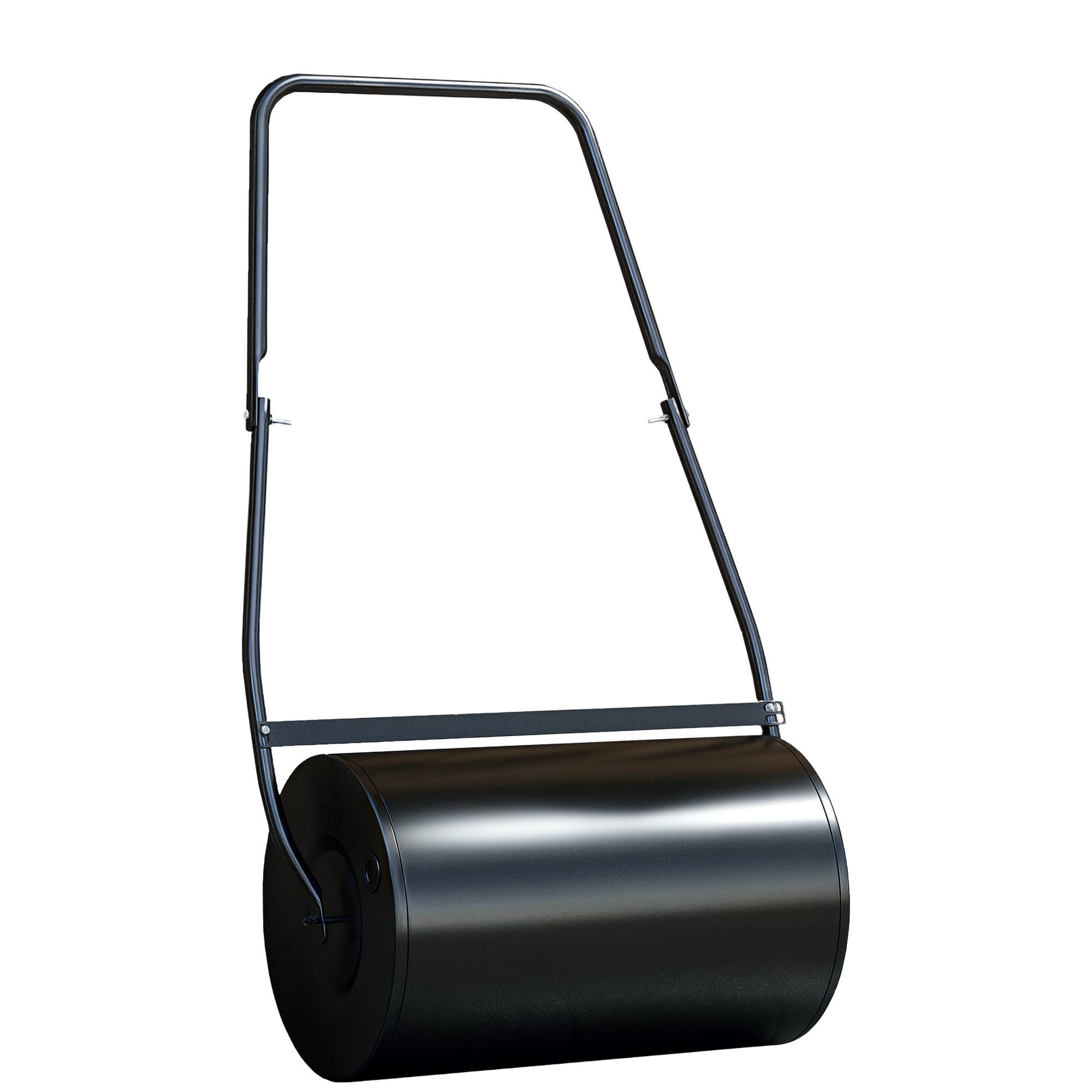 DURHAND 38L Garden Lawn Roller, Water Sand Filled Outdoor Grass Roller, Heavy Duty Metal Lawn Push Rolling Tool Aerator for Grass Seeding, Soil Levelling, Black DURHAND 38L Garden Lawn Roller, Water Sand Filled Outdoor Grass Roller, Heavy Duty Metal Lawn Push Rolling Tool Aerator for Grass Seeding, Soil Levelling, Black