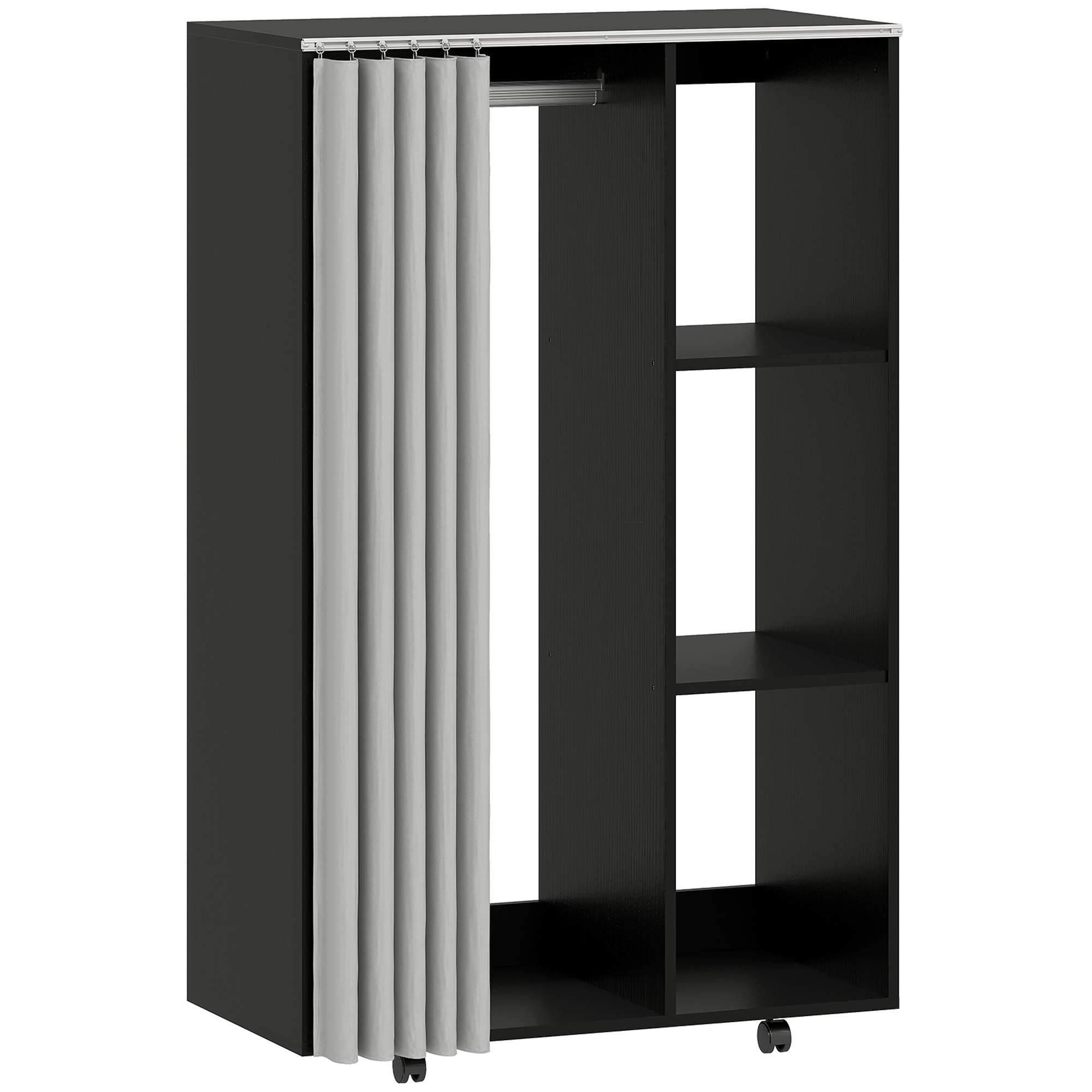 HOMCOM black storage unit (ref. 831-917V80BK)