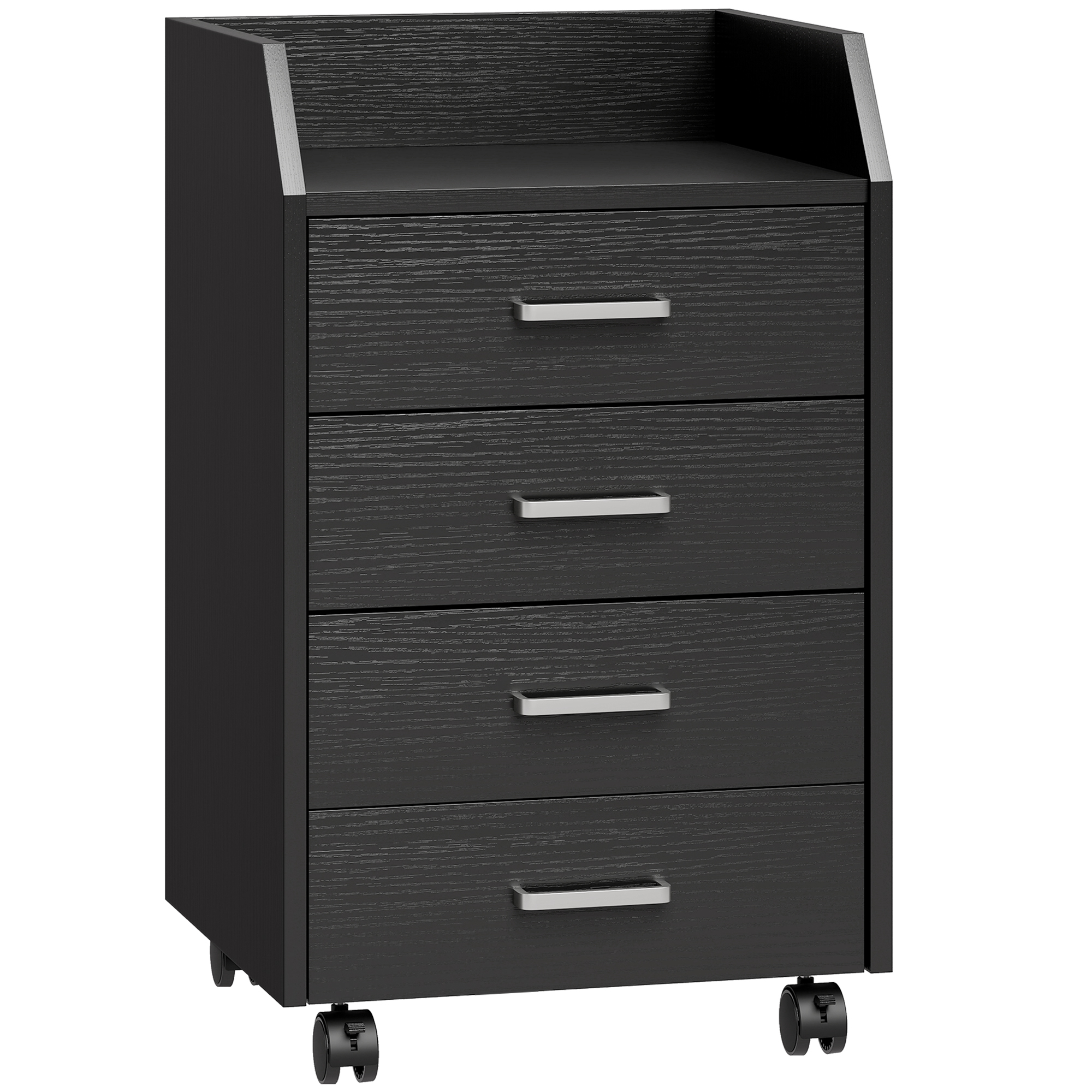 Vinsetto comoda birou,comoda birou cu roti, comoda documente, comoda pe roti, comoda cu sertare, mobilier birou | Aosom Romania