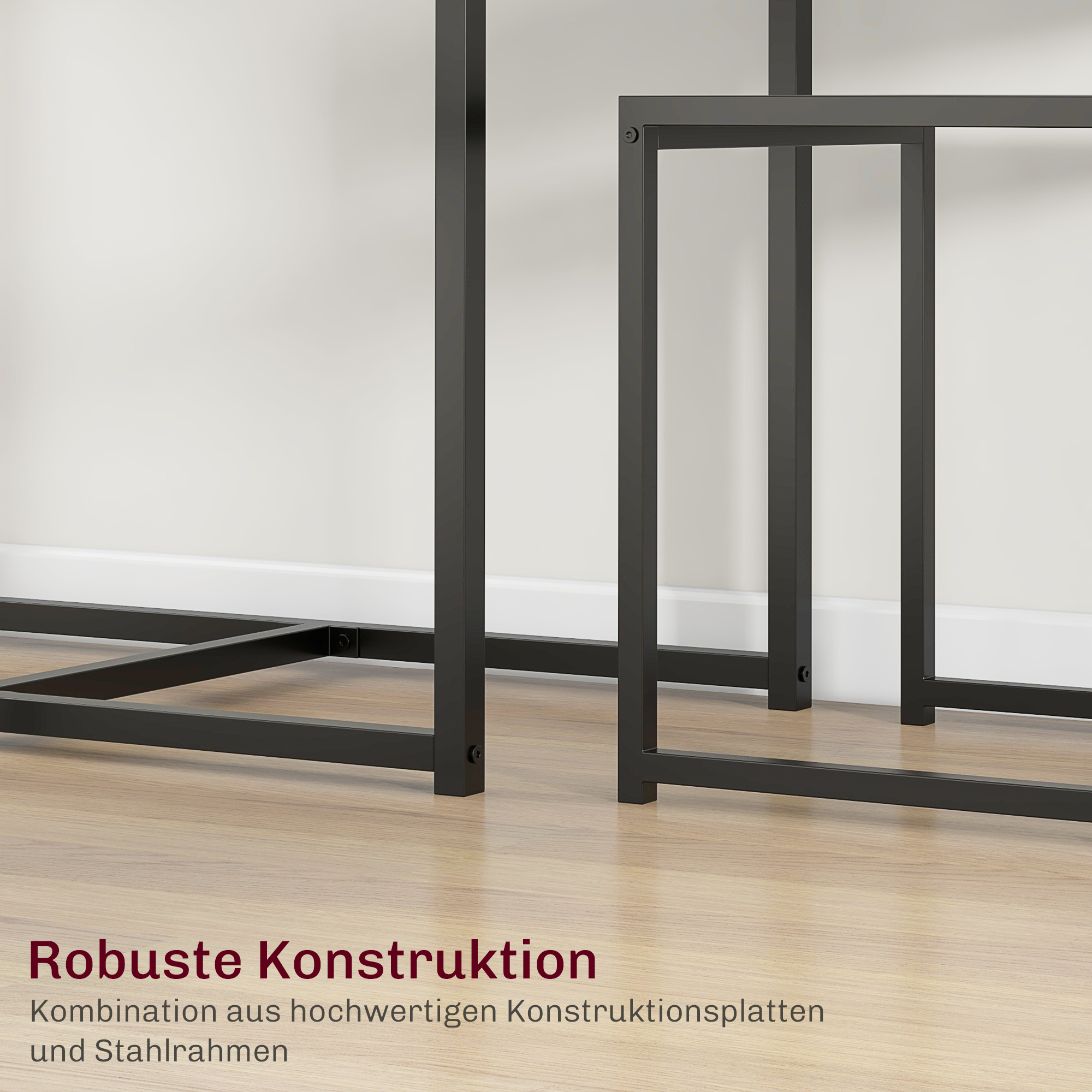 3-osaline baarilaudade komplekt, kõrge lauakomplekt, 3-osaline, 2 tooli, 1 laud, 90 cm x 47 cm x 76 cm, hall