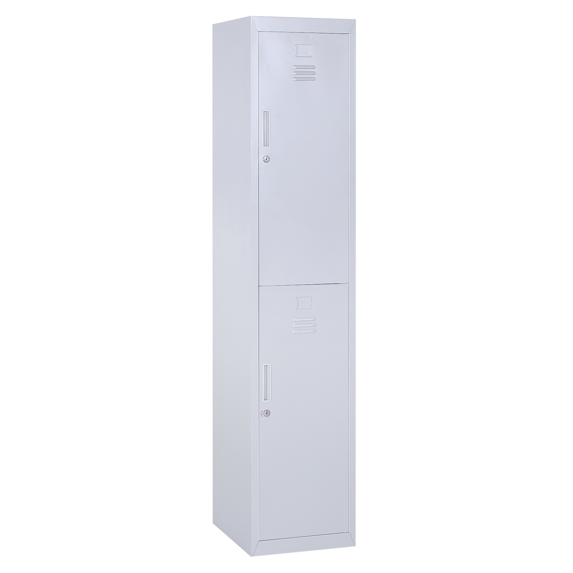 Vinsetto Grey Steel Locker Cabinet, Lockable Office Storage With Shelves, Durable Cold-Rolled Steel, For Schools, Offices, Gyms, | Aosom Uk