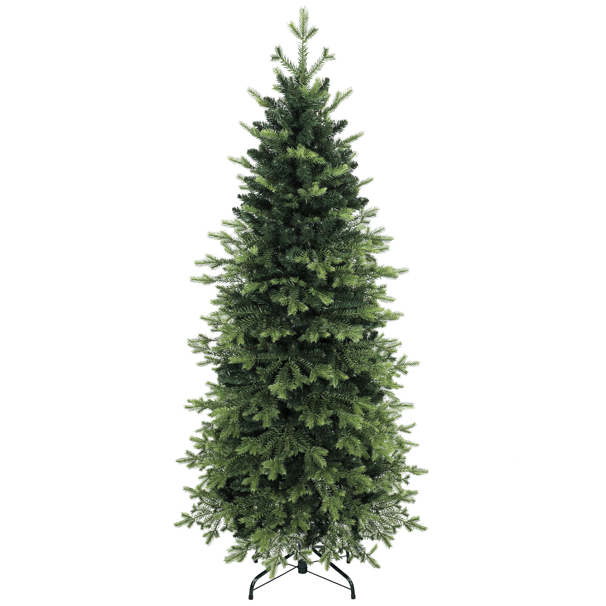 Homcom Unisex Green Geneva Fir Hinged Xmas Tree With 2079 Branch Tips, | : 210 Cm - Image 3