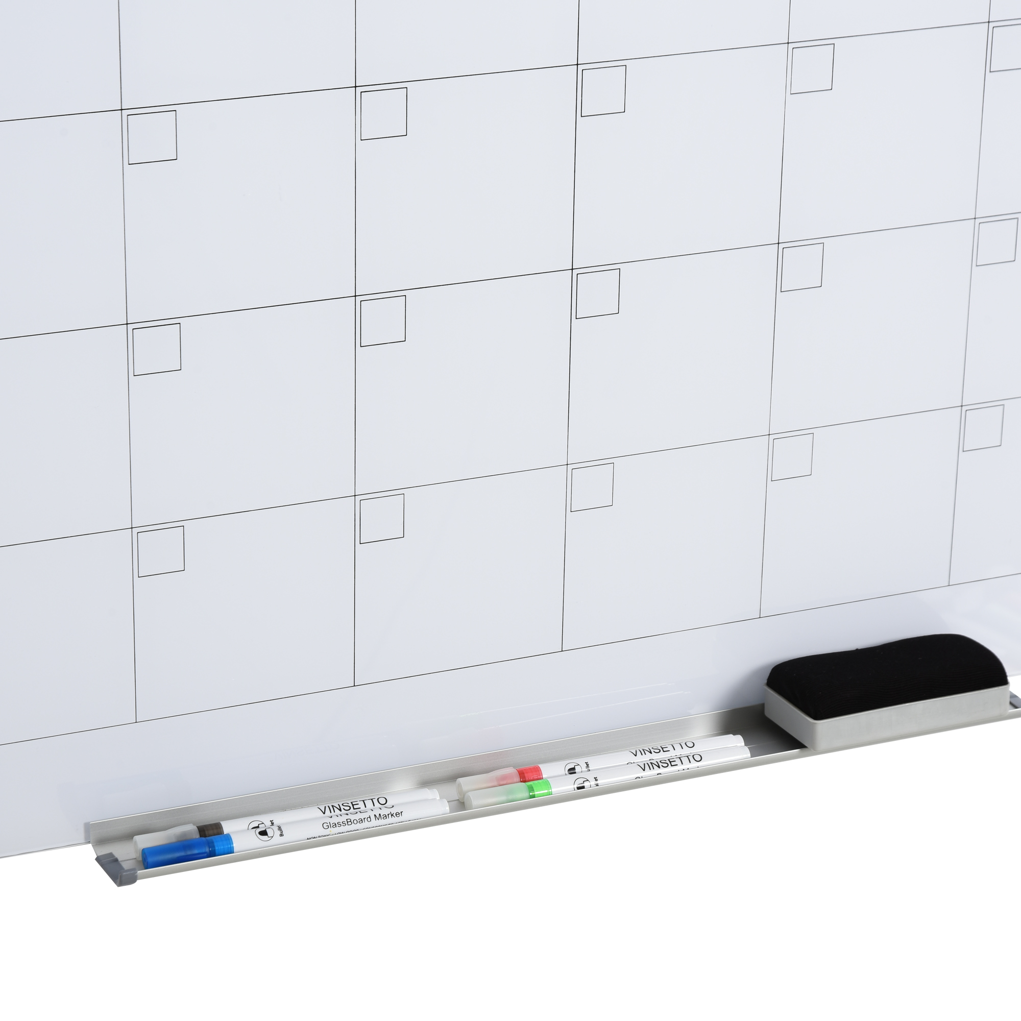 Valge tahvli kalender 90 x 60 cm seinakalender pliiatsialusega, kuivkustutatav nädalaplaneerija 4 pliiatsi, kustutuskummi ja kuukalender kontorisse, kooli kööki ja koju