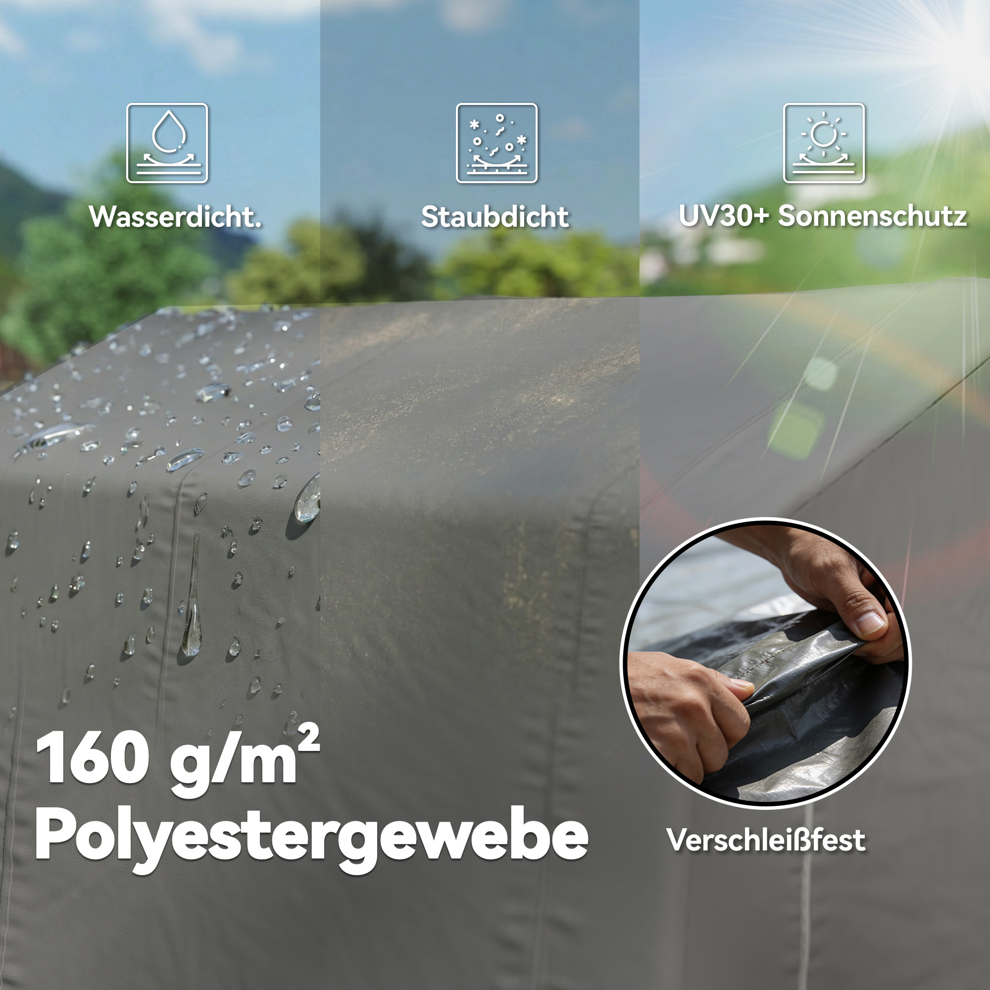 Garaažitelk 2,3 x 1,9 m, vetthülgav varustustelk rullkangiga, lukuga uks, ventilatsioon, viilkatus, tumehall