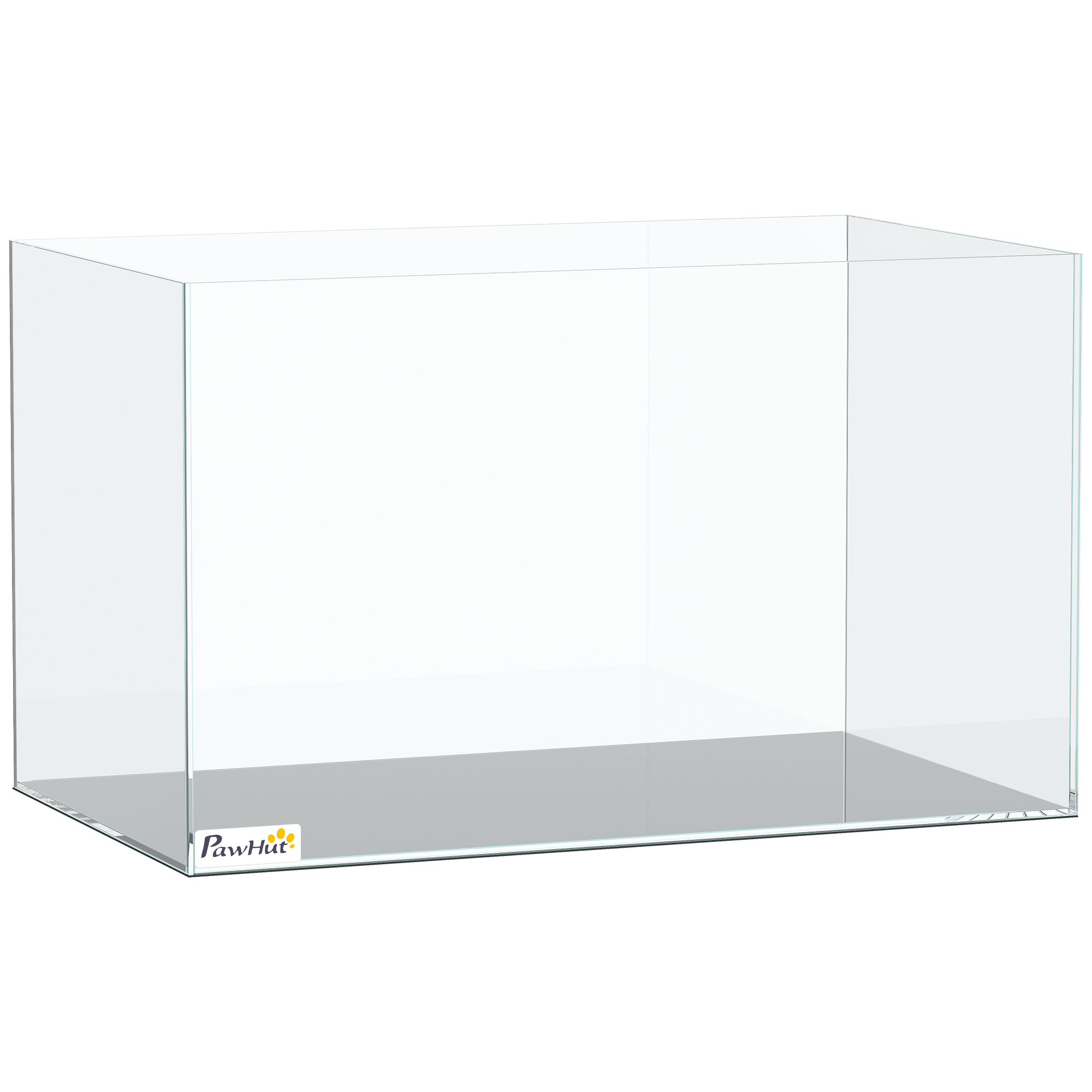 PawHut Aquarium 43L en Verre Trempé avec Tapis de Protection Pour Poissons, Crevettes, Tortues, 50 x 30 x 30 cm, Transparent PawHut Aquarium 43L en Verre Trempé avec Tapis de Protection Pour Poissons, Crevettes, Tortues, 50 x 30 x 30 cm, Transparent