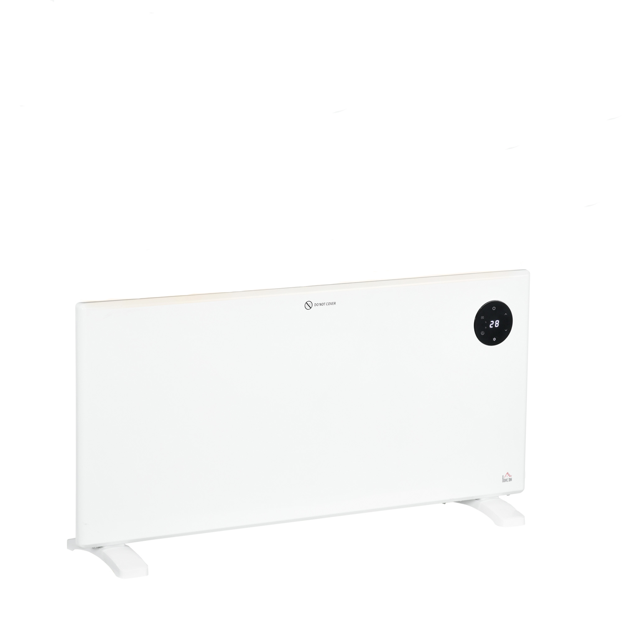 HOMCOM 2000W Electric Convector Heater, Freestanding or Wall Mounted, Space Heater with Adjustable Thermostat, Timer, White HOMCOM 2000W Electric Convector Heater, Freestanding or Wall Mounted, Space Heater with Adjustable Thermostat, Timer, White