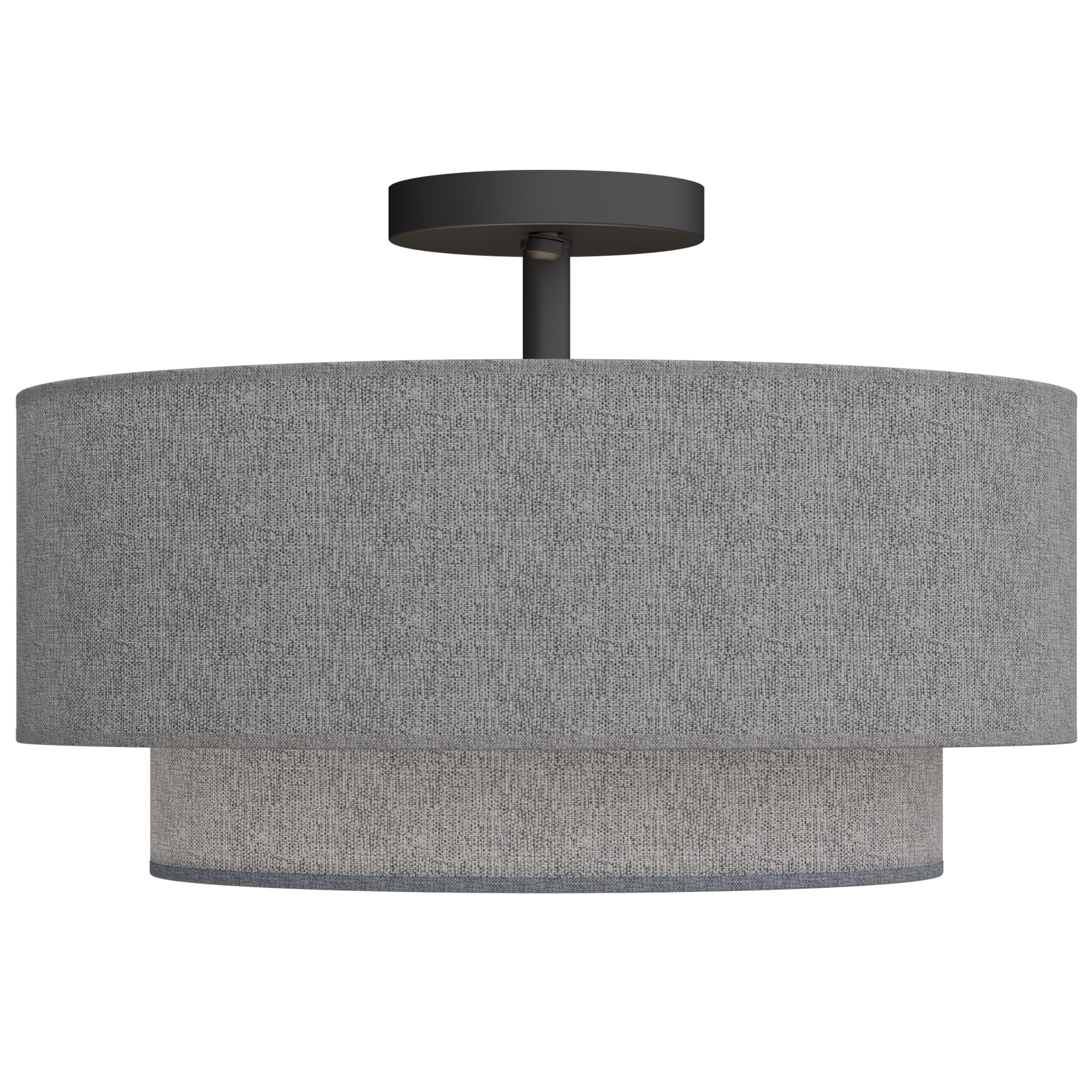 HOMCOM Plafonnier, suspension à double abat-jour effet lin, taupe HOMCOM Plafonnier, suspension à double abat-jour effet lin, taupe