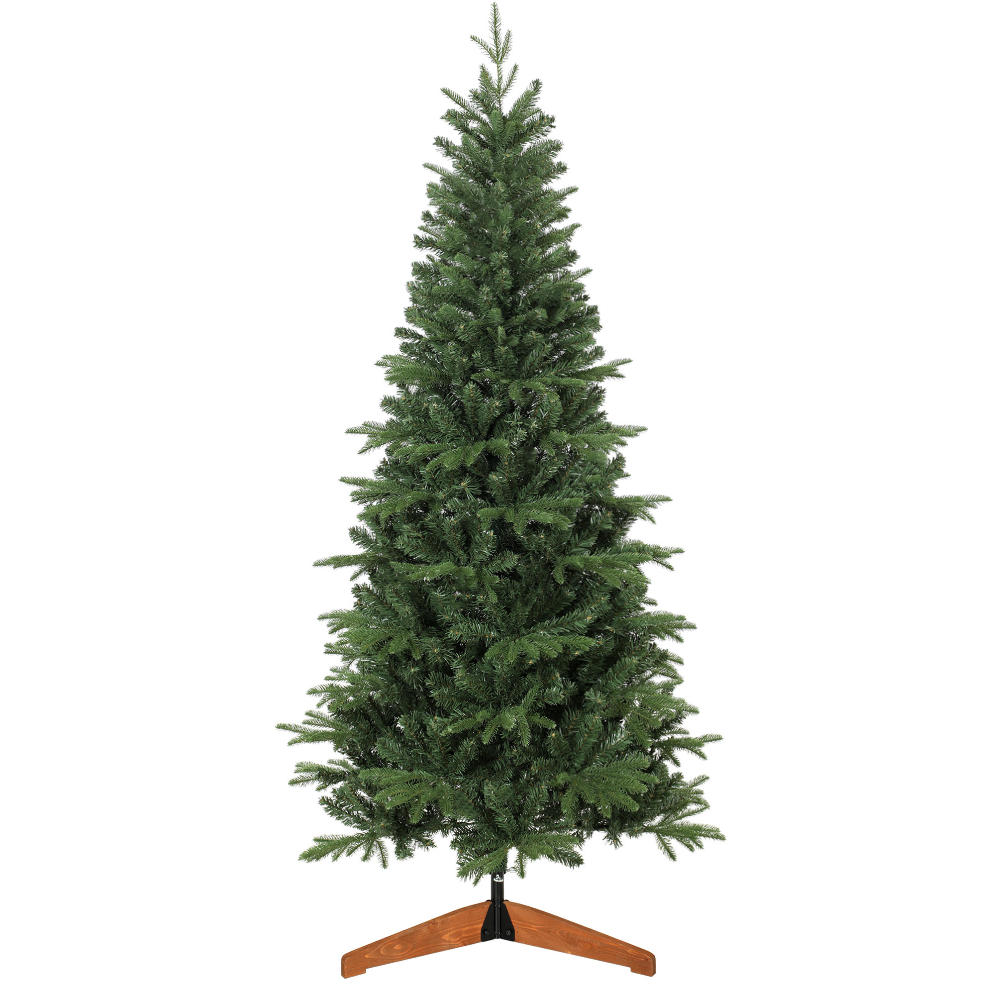 HOMCOM Sapin de Noël Artificiel 180 cm, Arbre de Noël, 1162 Branches Articulées en PE et PVC Ignifuge, Support en Bois Pliable