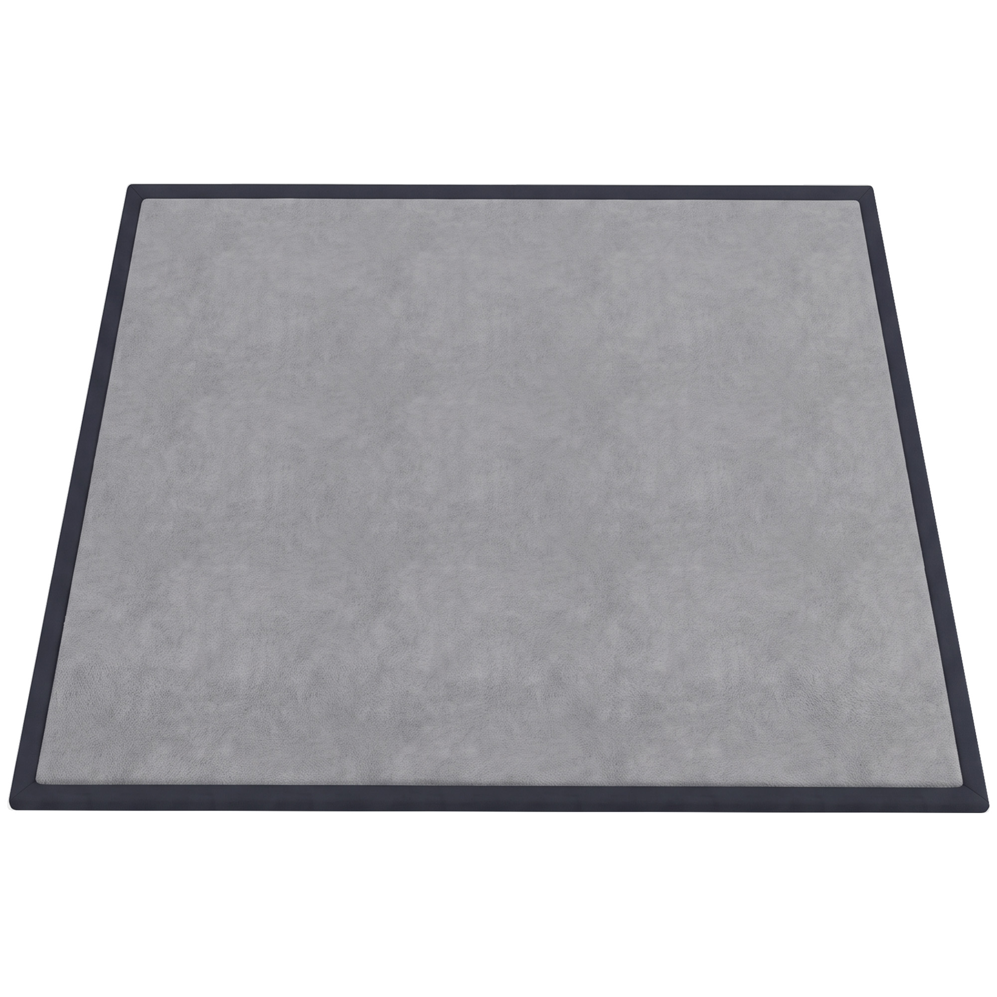 AIYAPLAY Baby Play Mat, 3CM Thick Foam Playmat Rug, Soft Flannel, Non-Slip, Water Resistant, Easy Care, 127 x 127 cm, Dark Grey